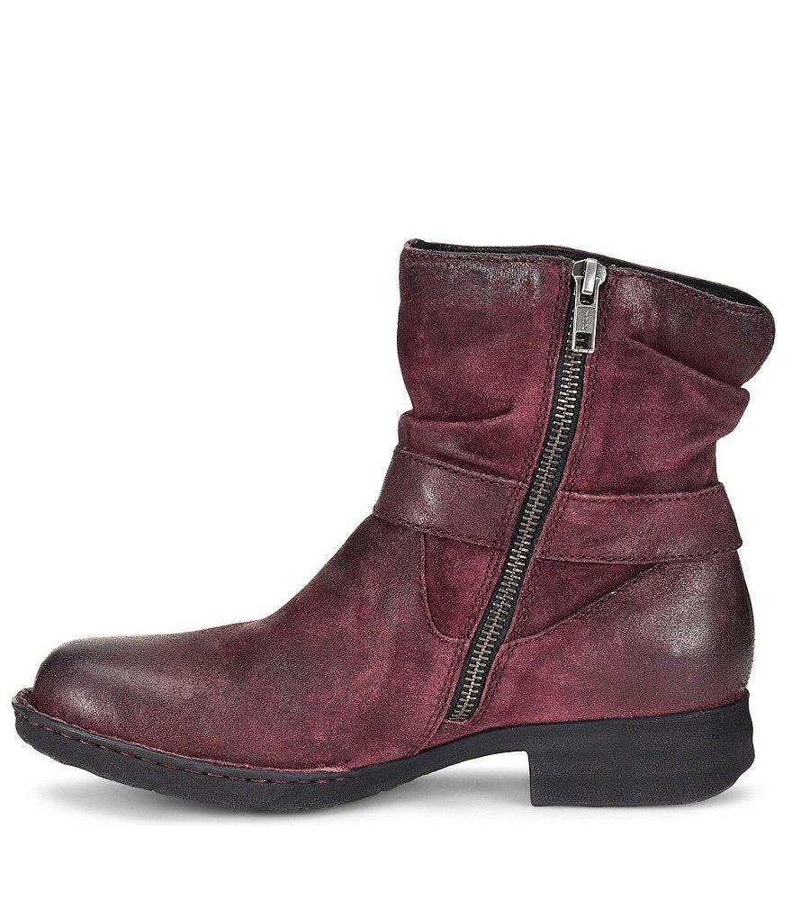 born sylvia leather booties