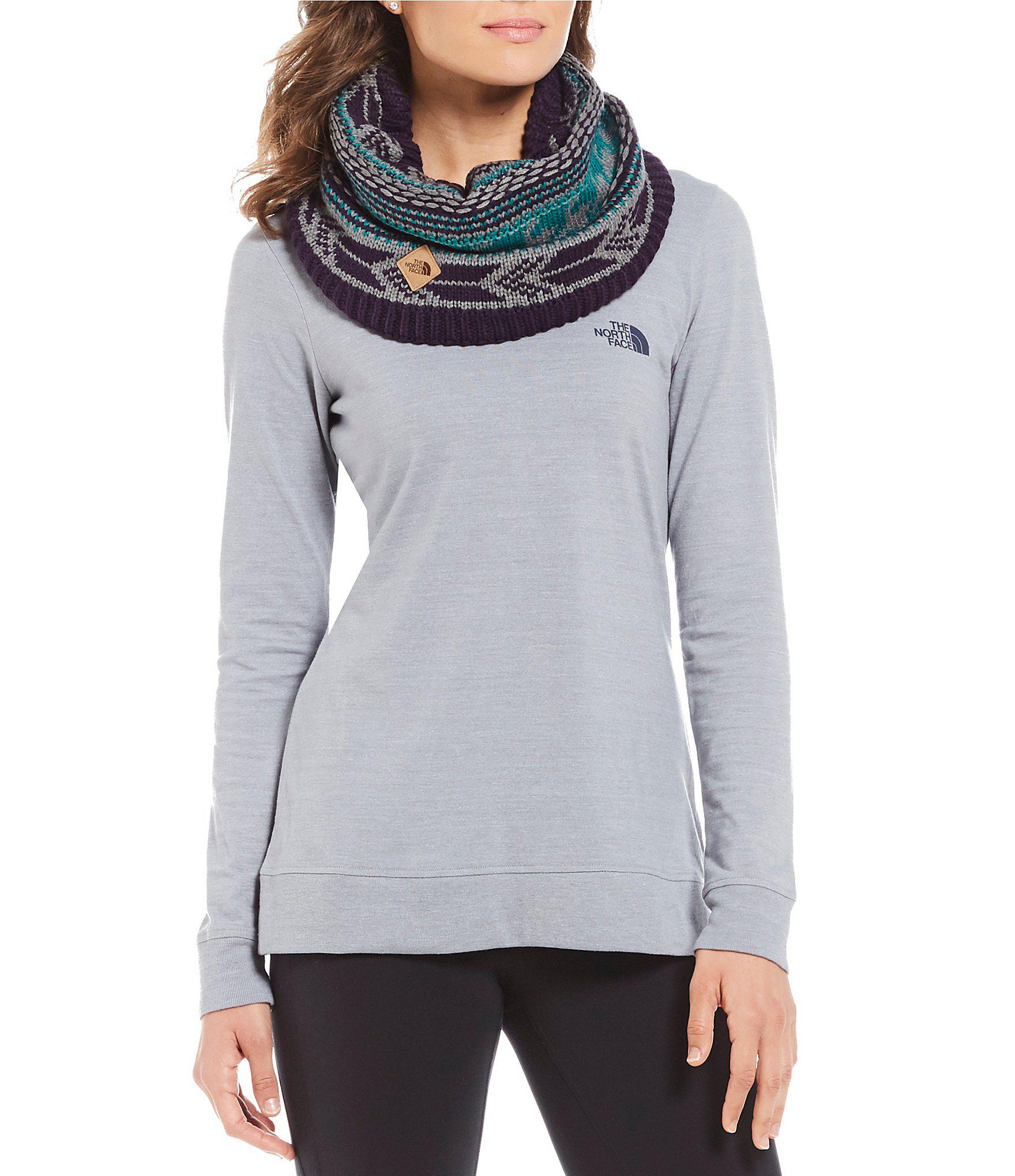 the north face chunky tube scarf