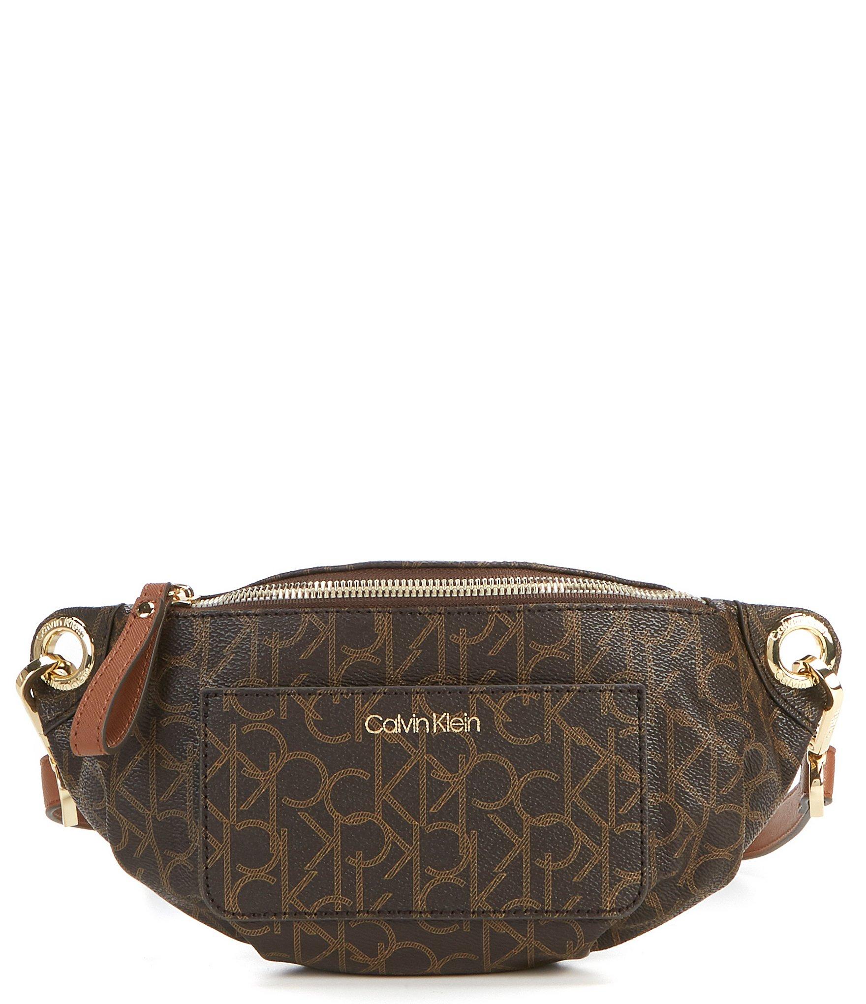 calvin klein monogram belt