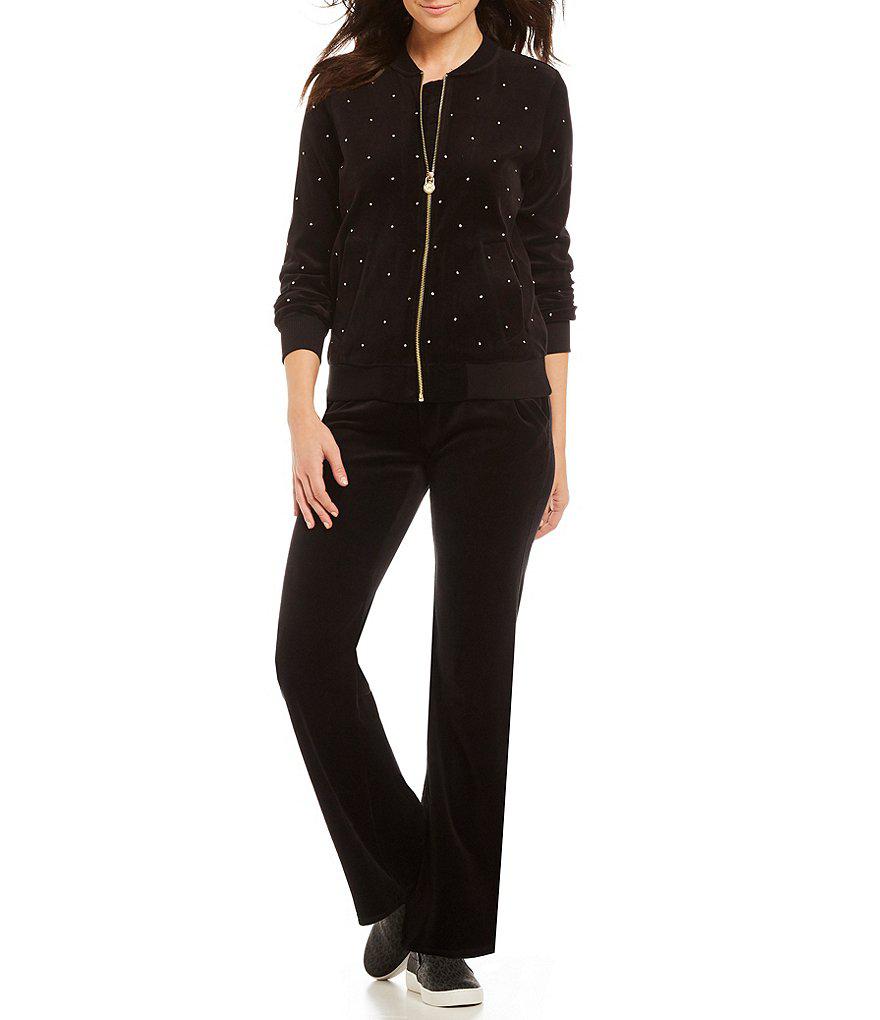 michael kors velour jogging suit