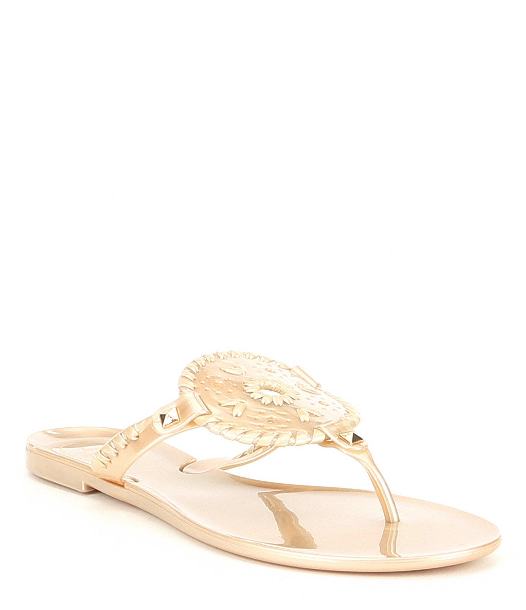 Jack Rogers Pearlized Jelly Sandals in Natural Lyst