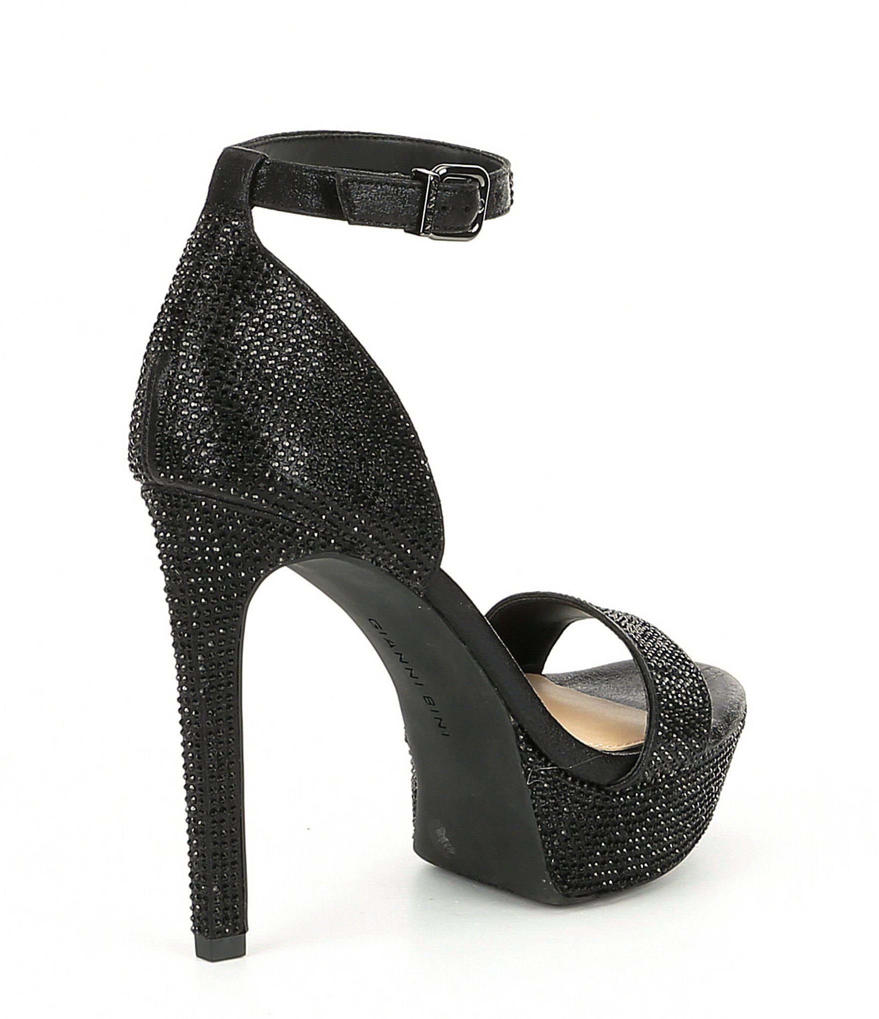 gianni bini black sandals