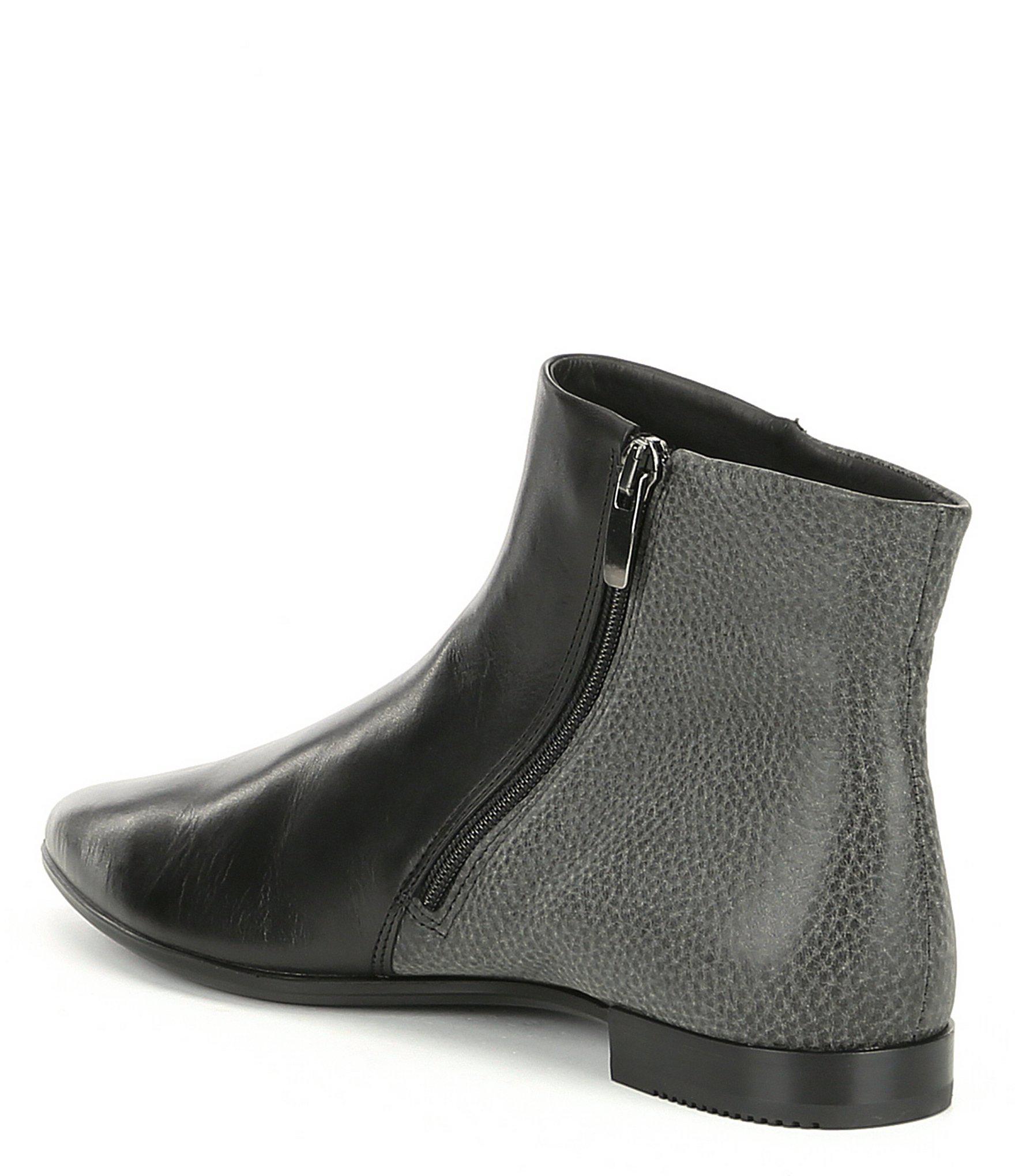 ecco black booties