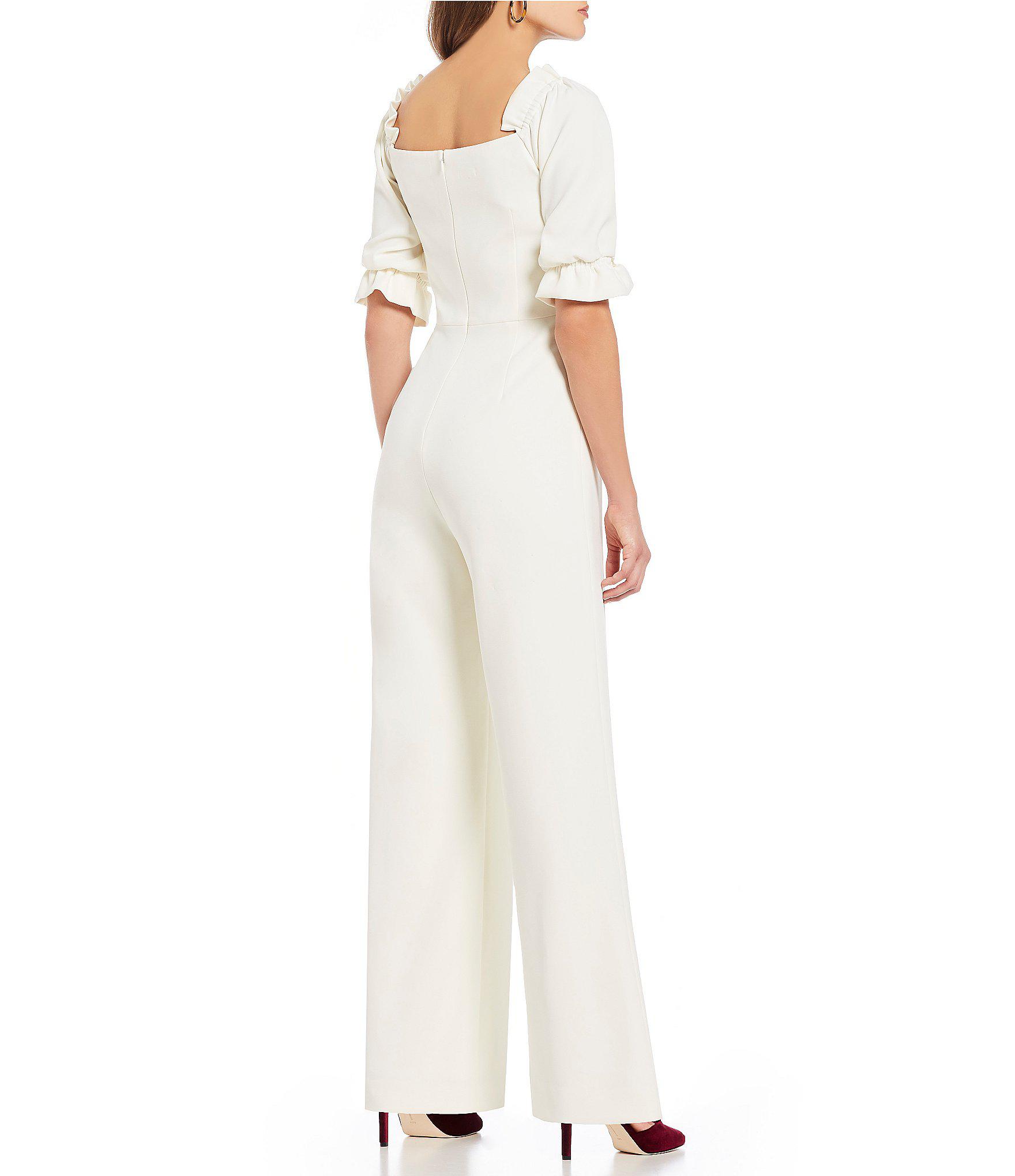 antonio melani white jumpsuit