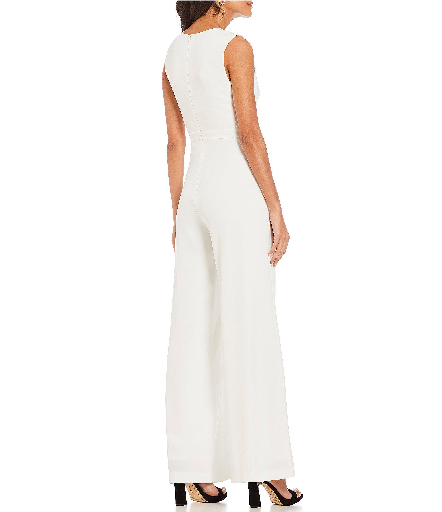 karl lagerfeld white jumpsuit