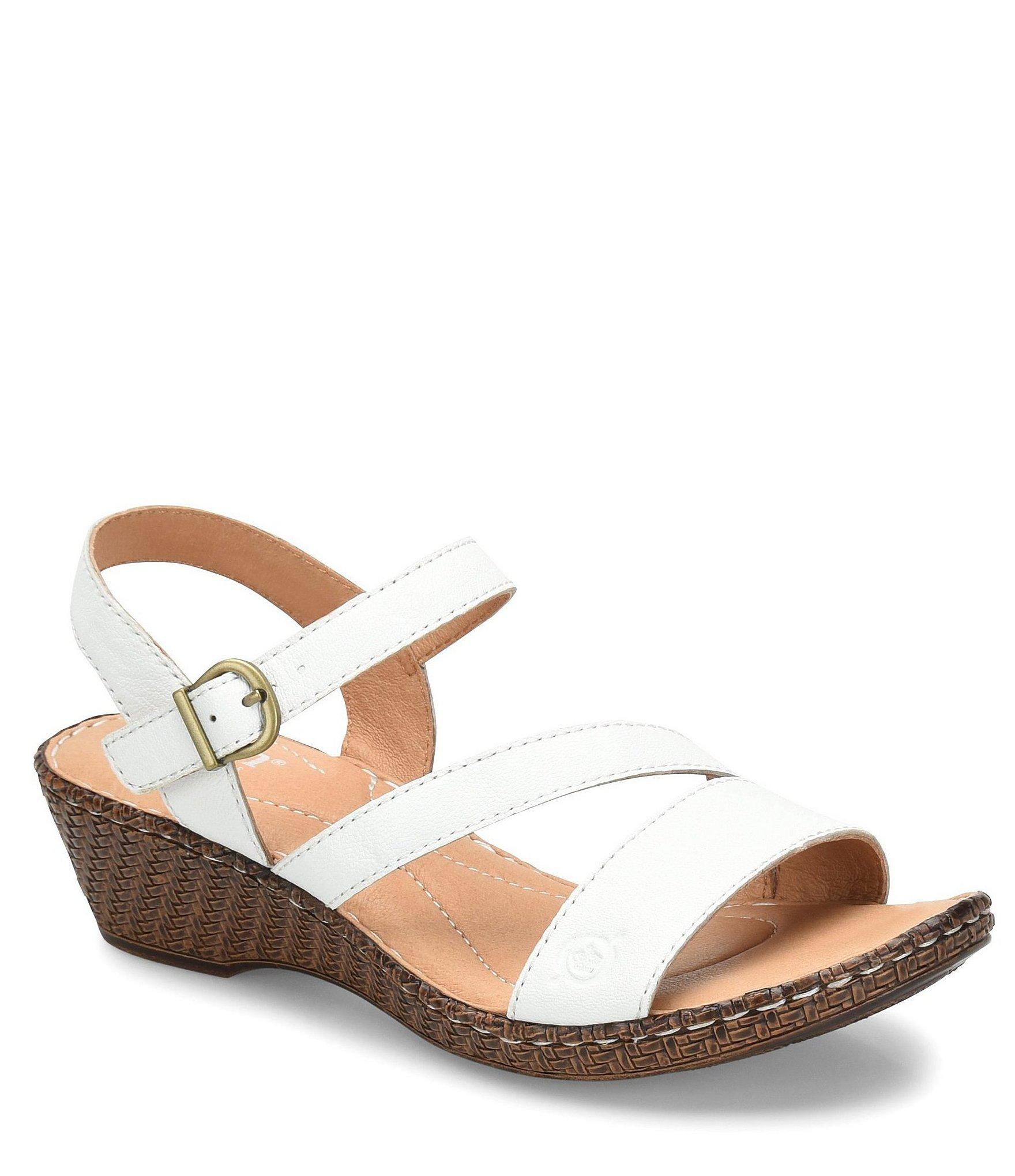 born white sandals