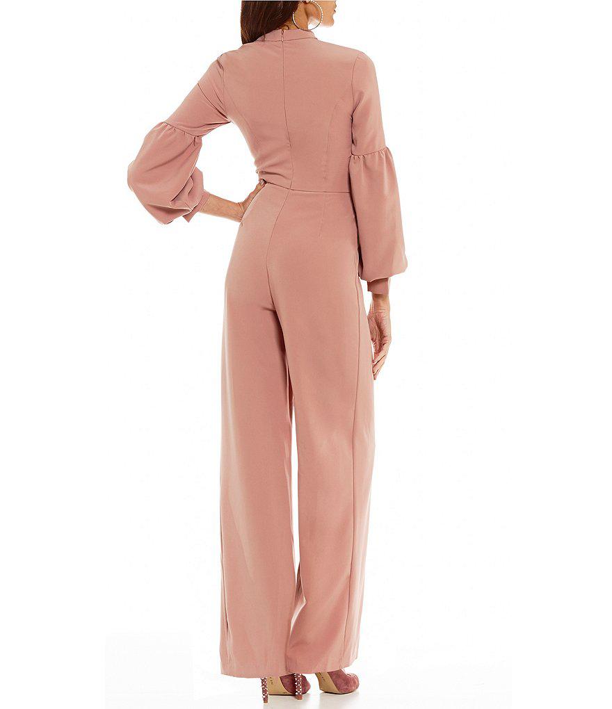 gianni bini pink jumpsuit