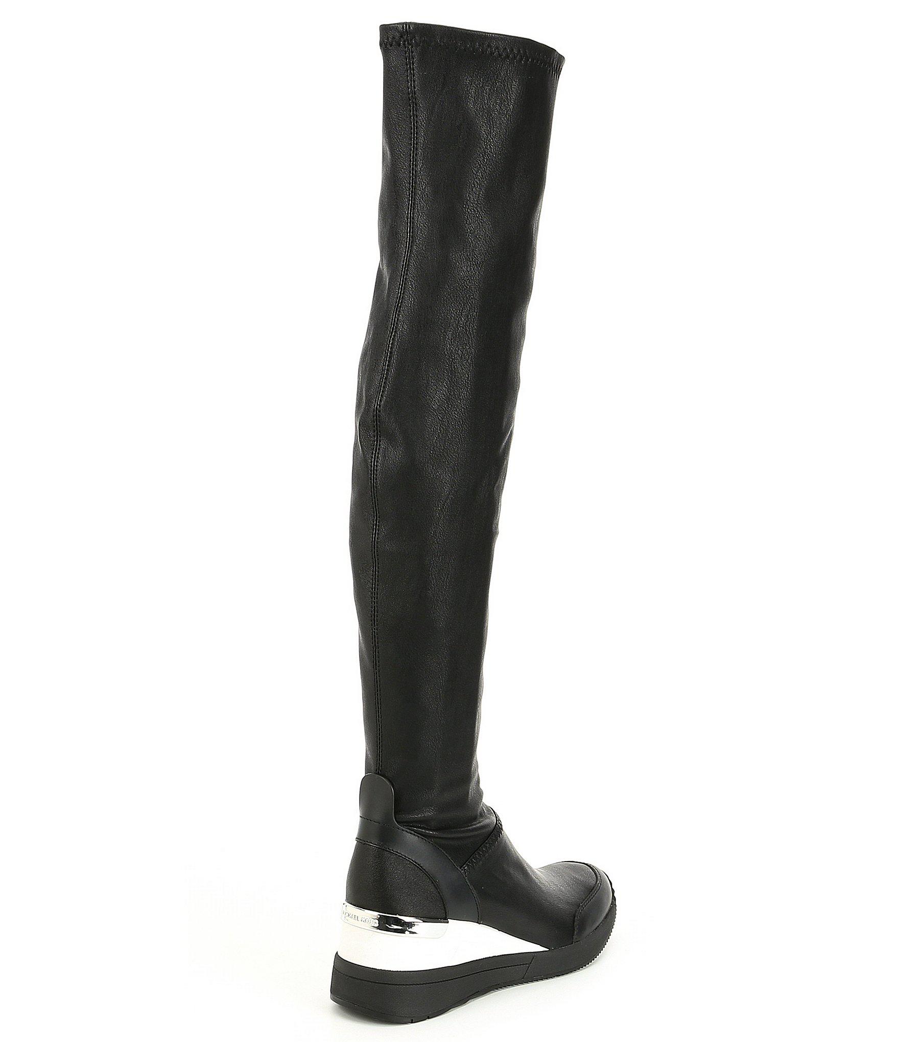 michael kors ace stretch high boots