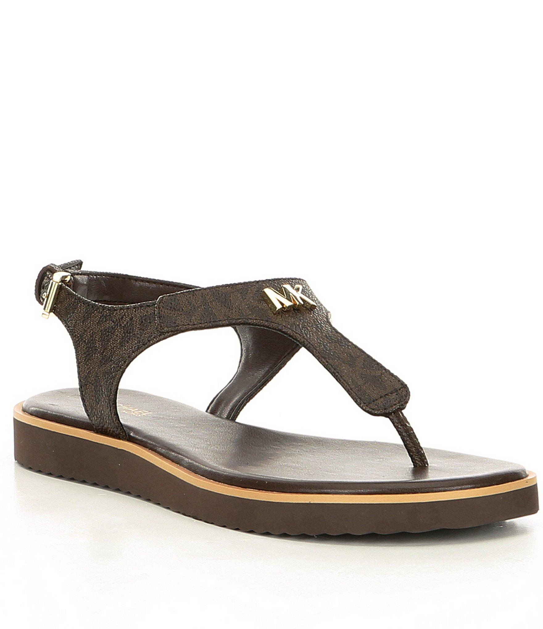 michael michael kors women's brady slingback thong sandals