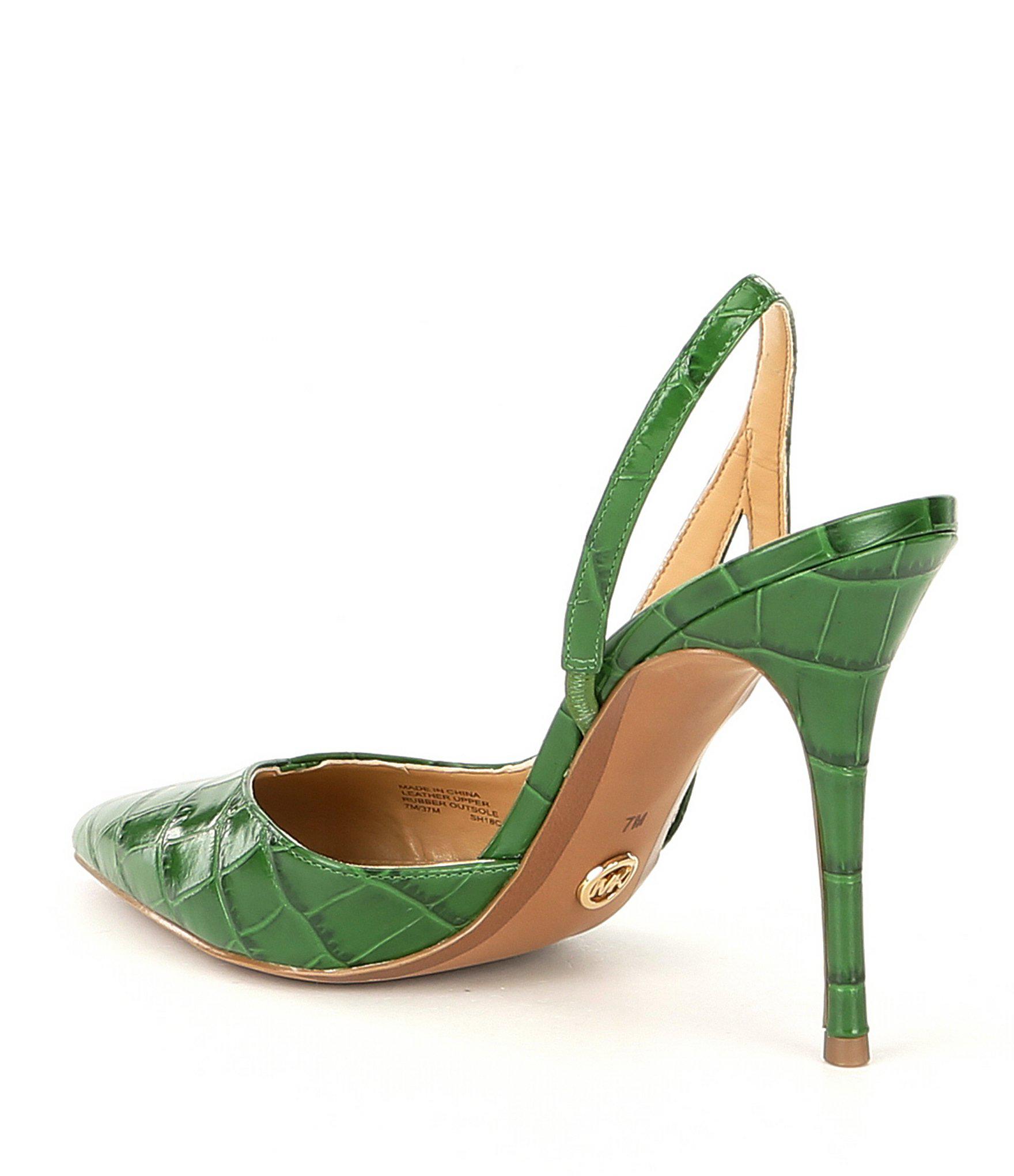 michael kors green pumps