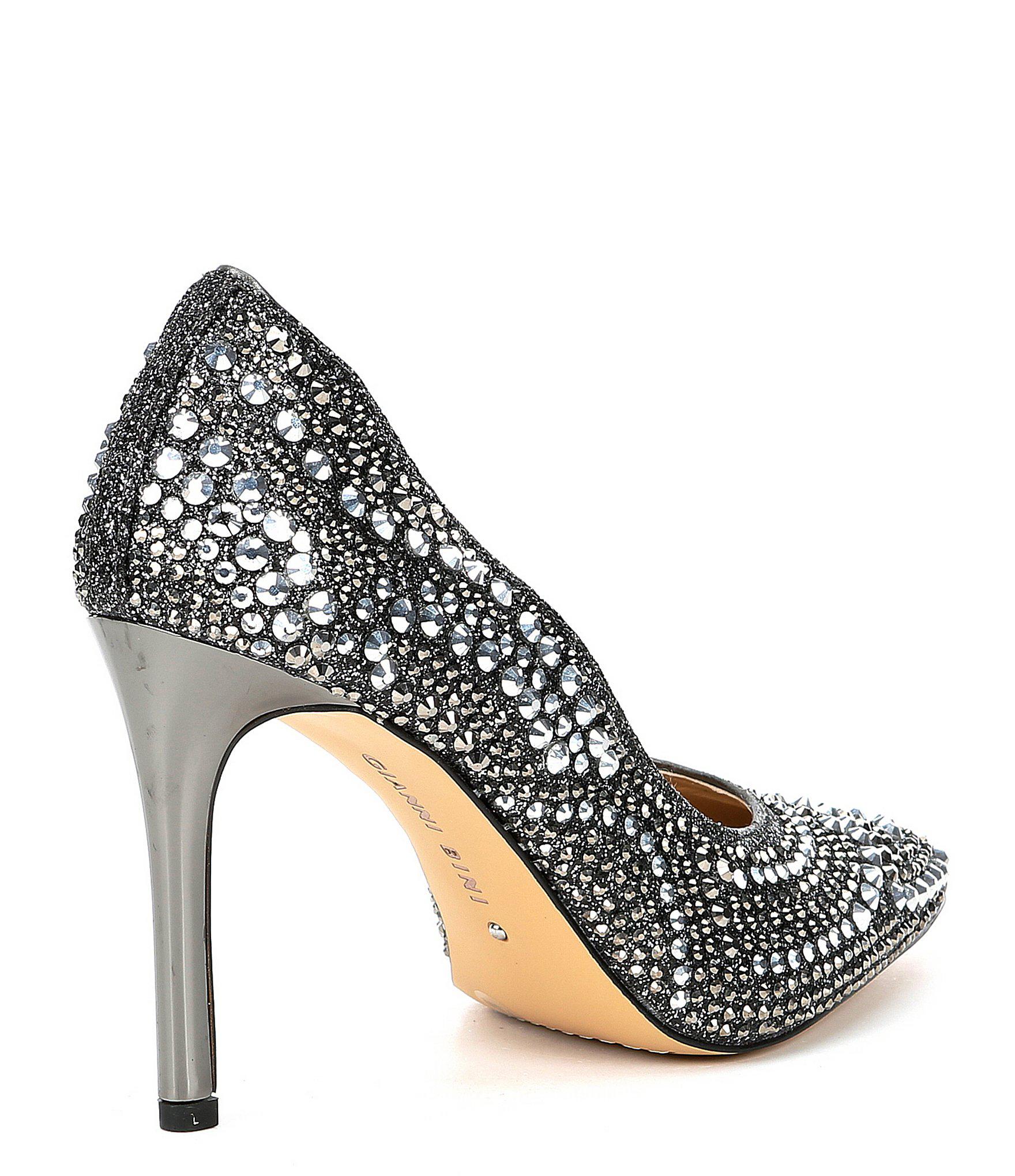 gianni bini silver shoes