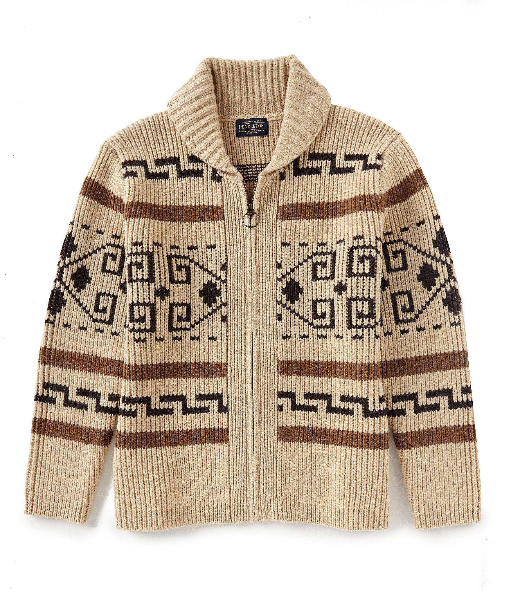 Pendleton Original Westerly Sweater in Tan/Brown (Brown) for Men Lyst