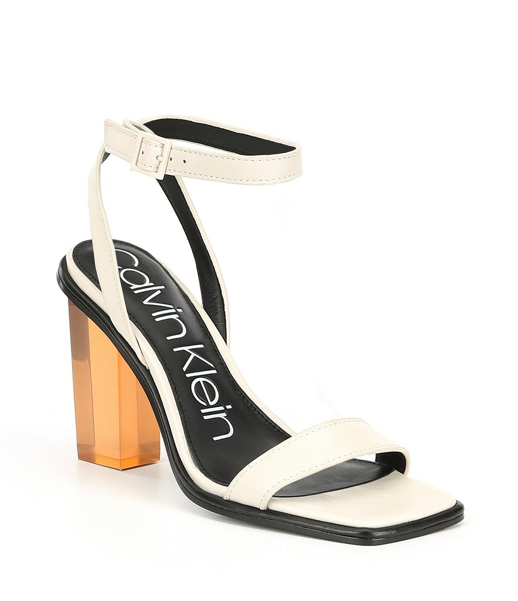 calvin klein sandal heels