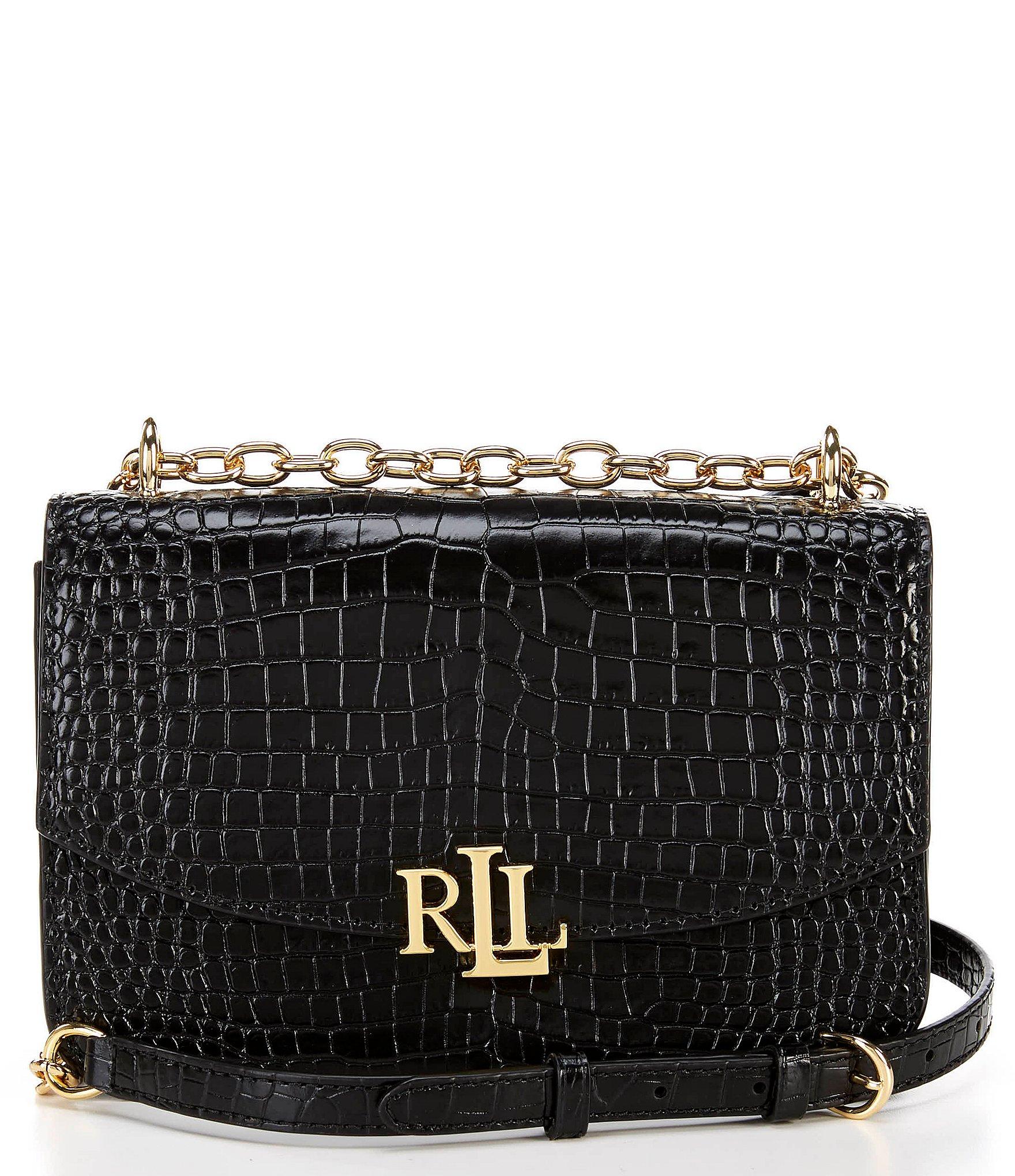 ralph lauren croc bag