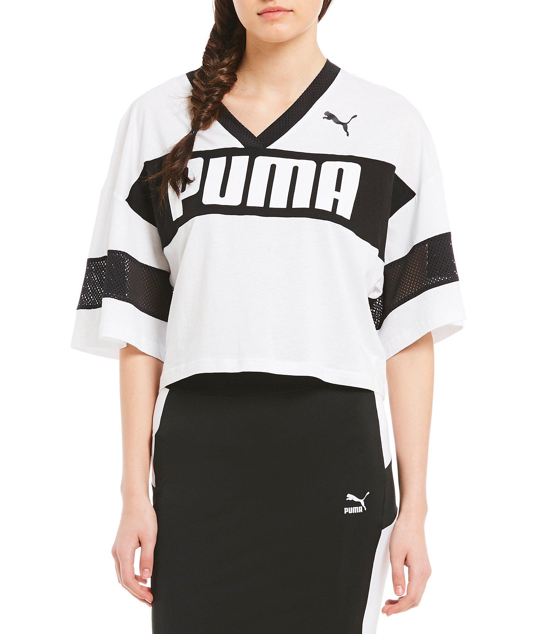 puma urban sports cropped tee