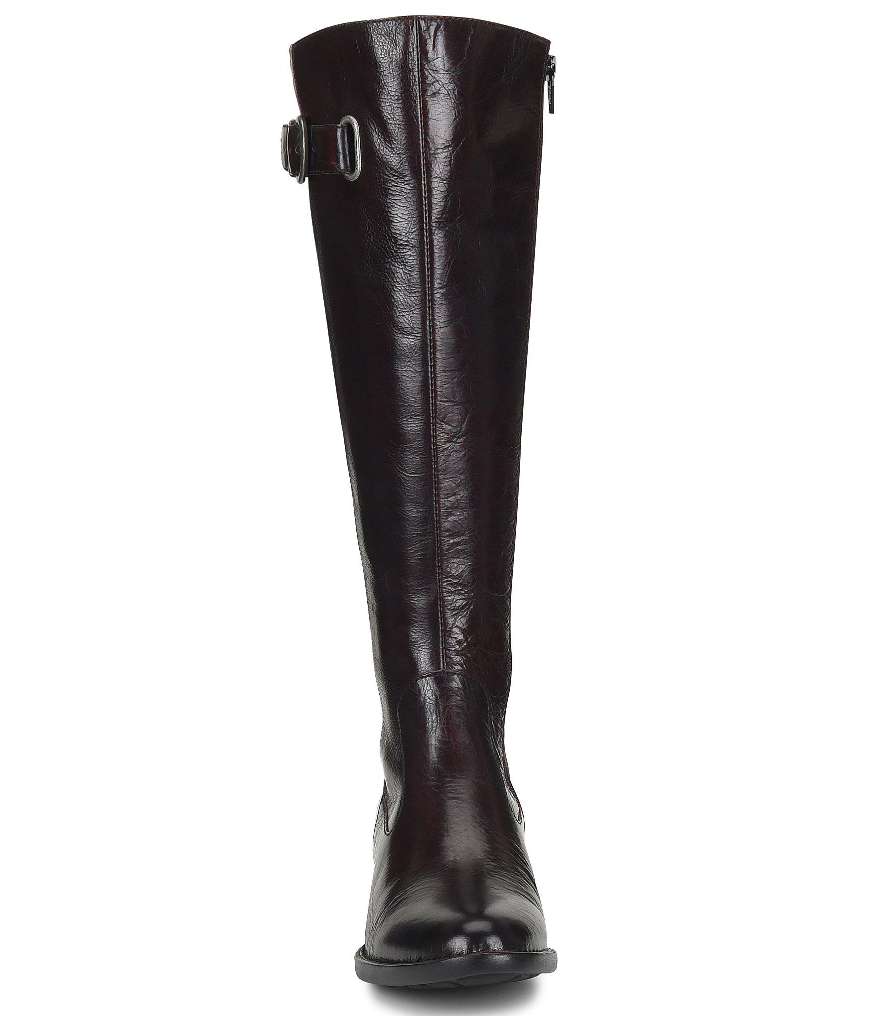 born cort leather knee high boot