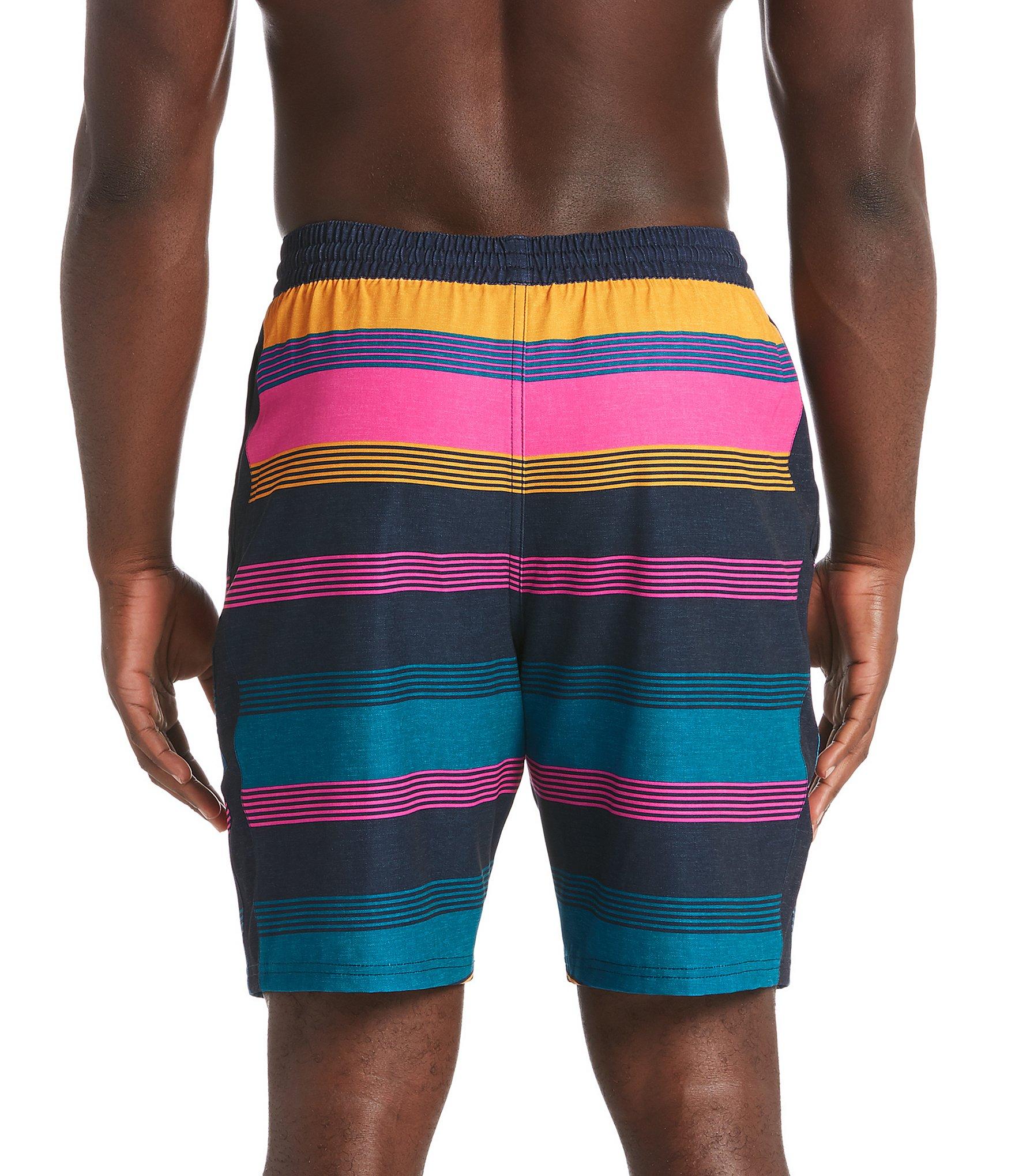 nike linen racer swim trunks