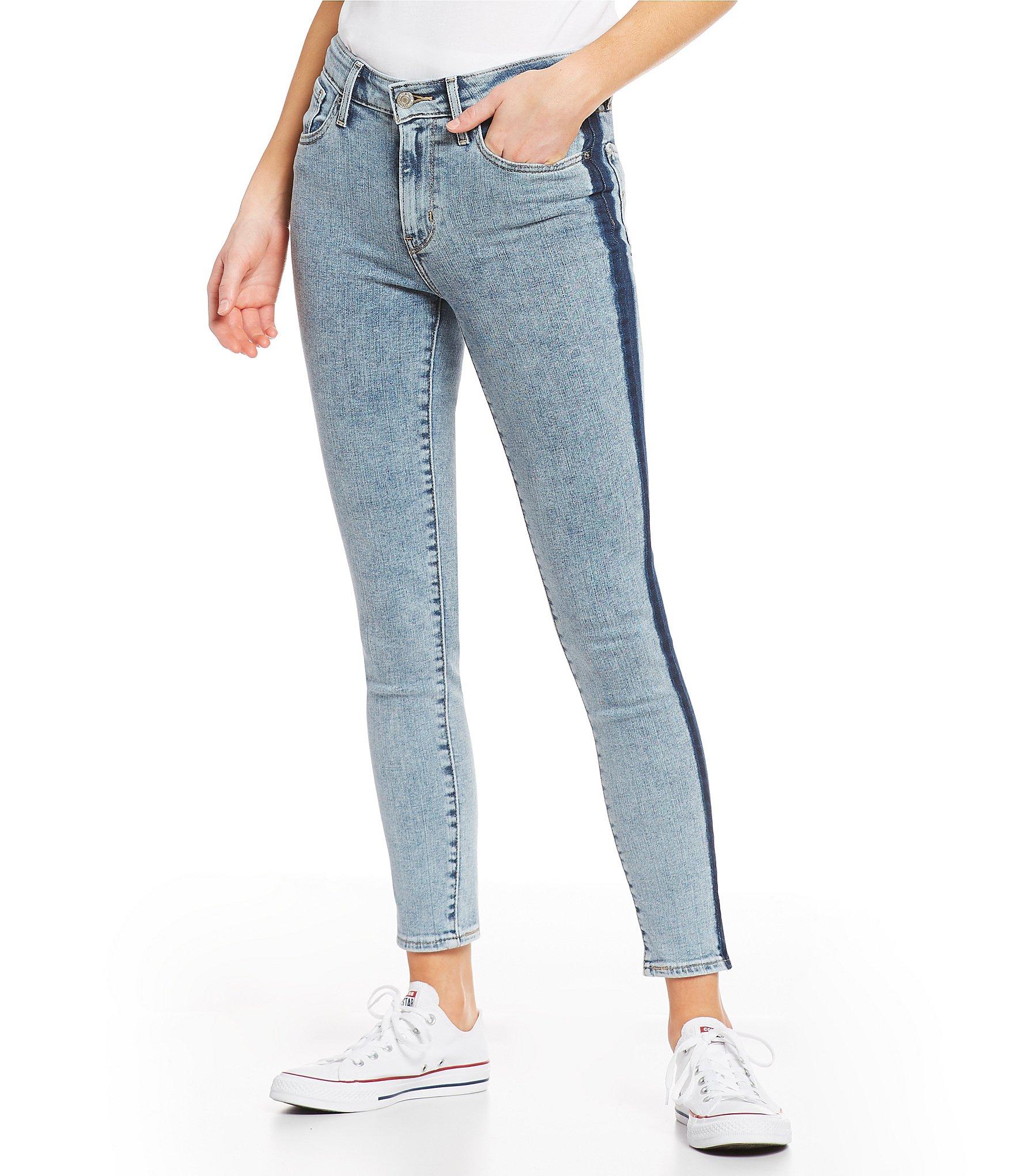 levi's side stripe jeans womens