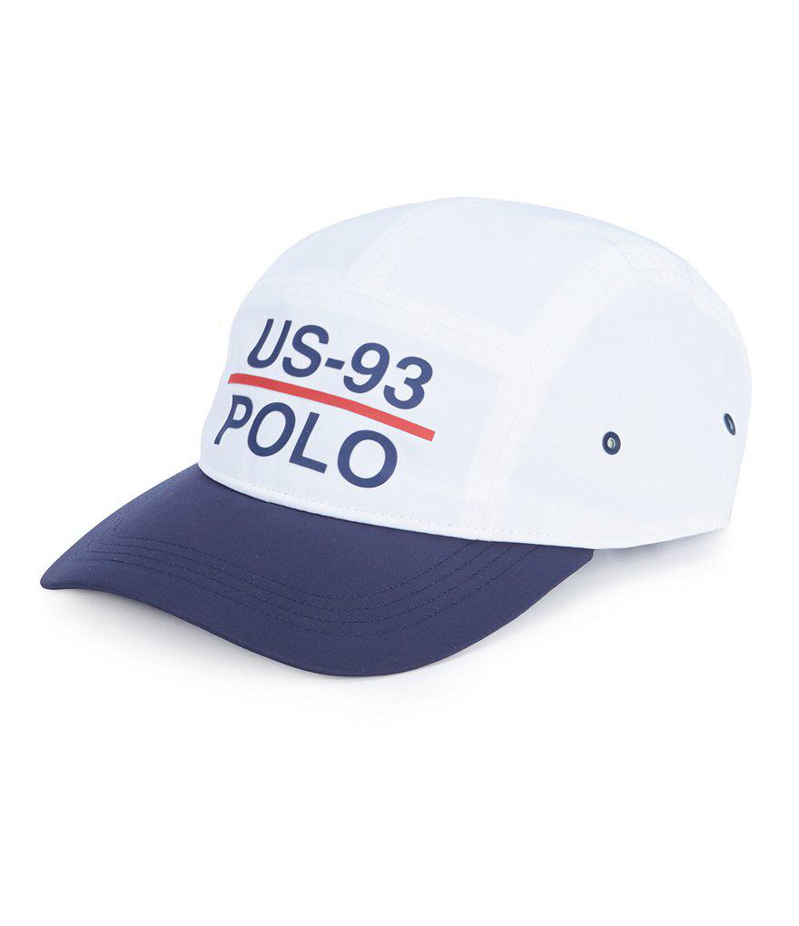 Polo Ralph Lauren Synthetic Cp-93 5-panel Camp Cap in White/Navy (White
