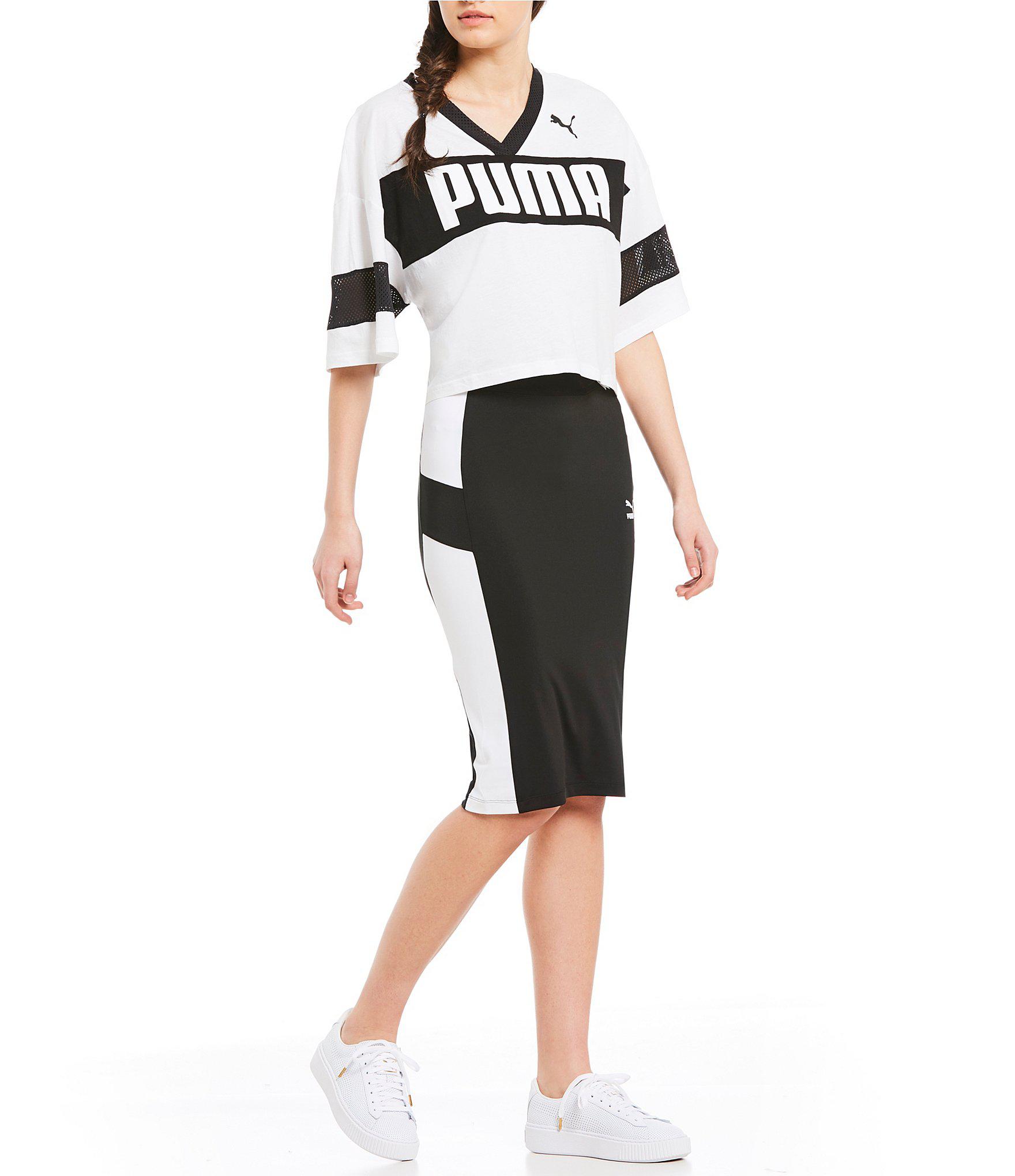 puma urban sports cropped tee