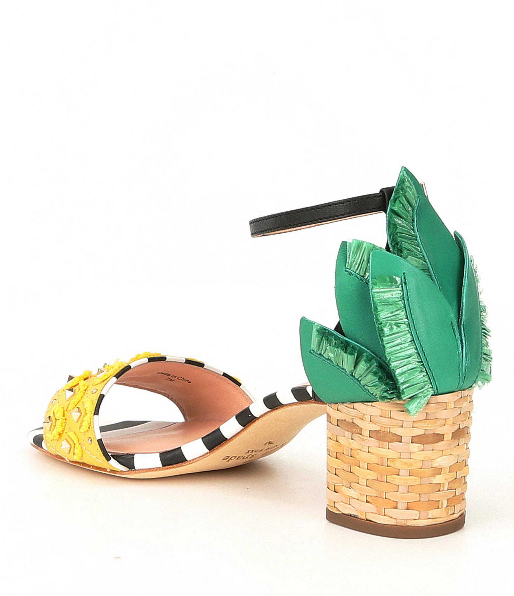 kate spade pineapple flip flops
