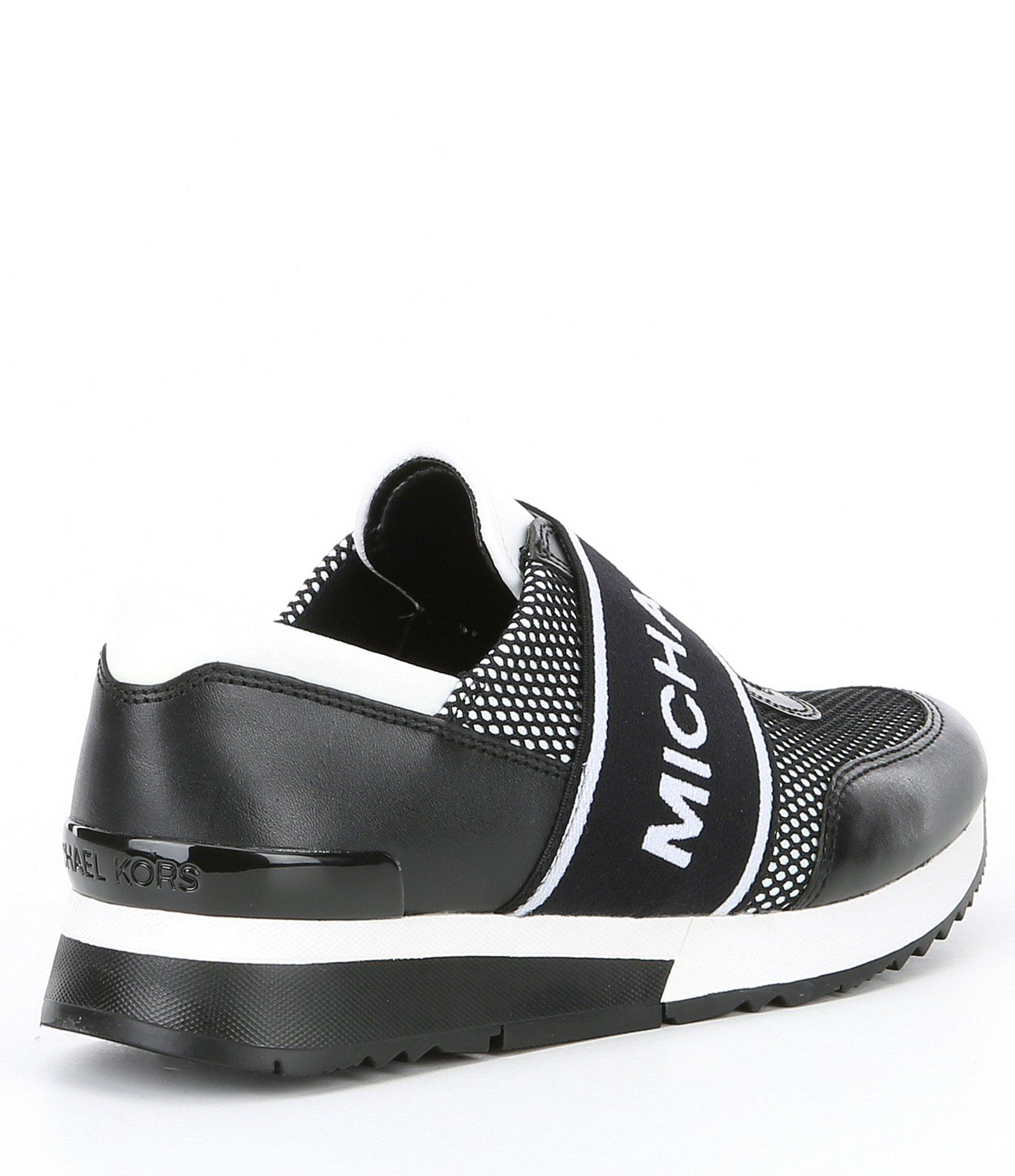 womens black mk trainers