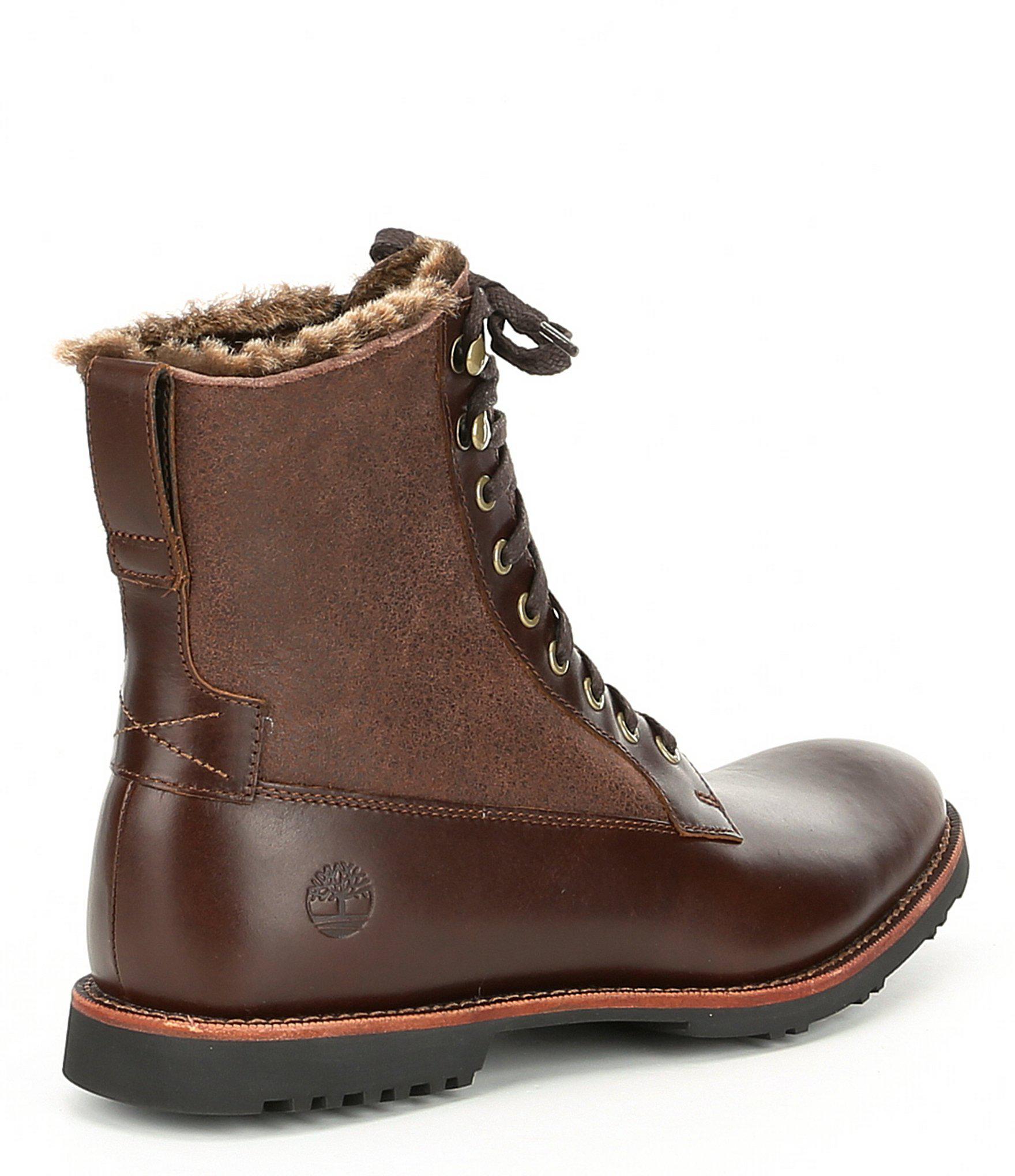 mens fur lined timberland boots