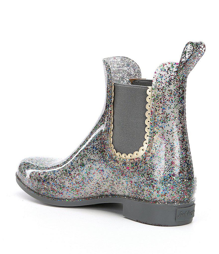 jack rogers rain boots glitter
