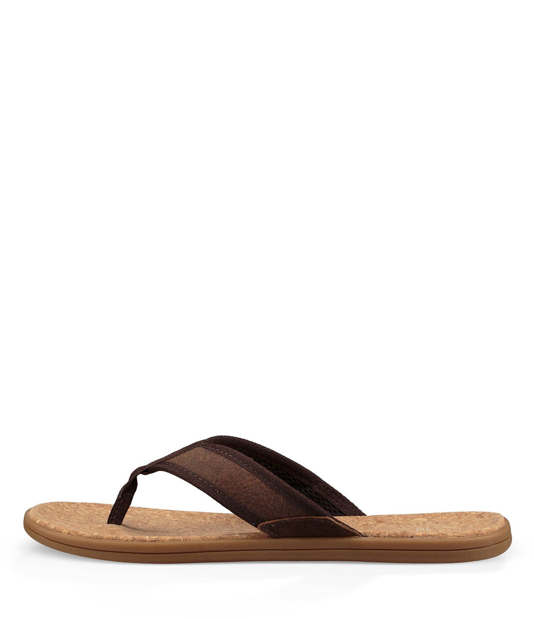 ugg seaside leather flip flop