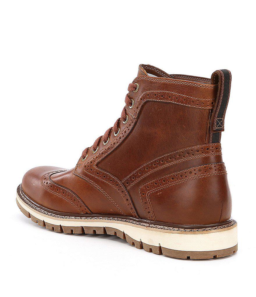 timberland wingtip boots