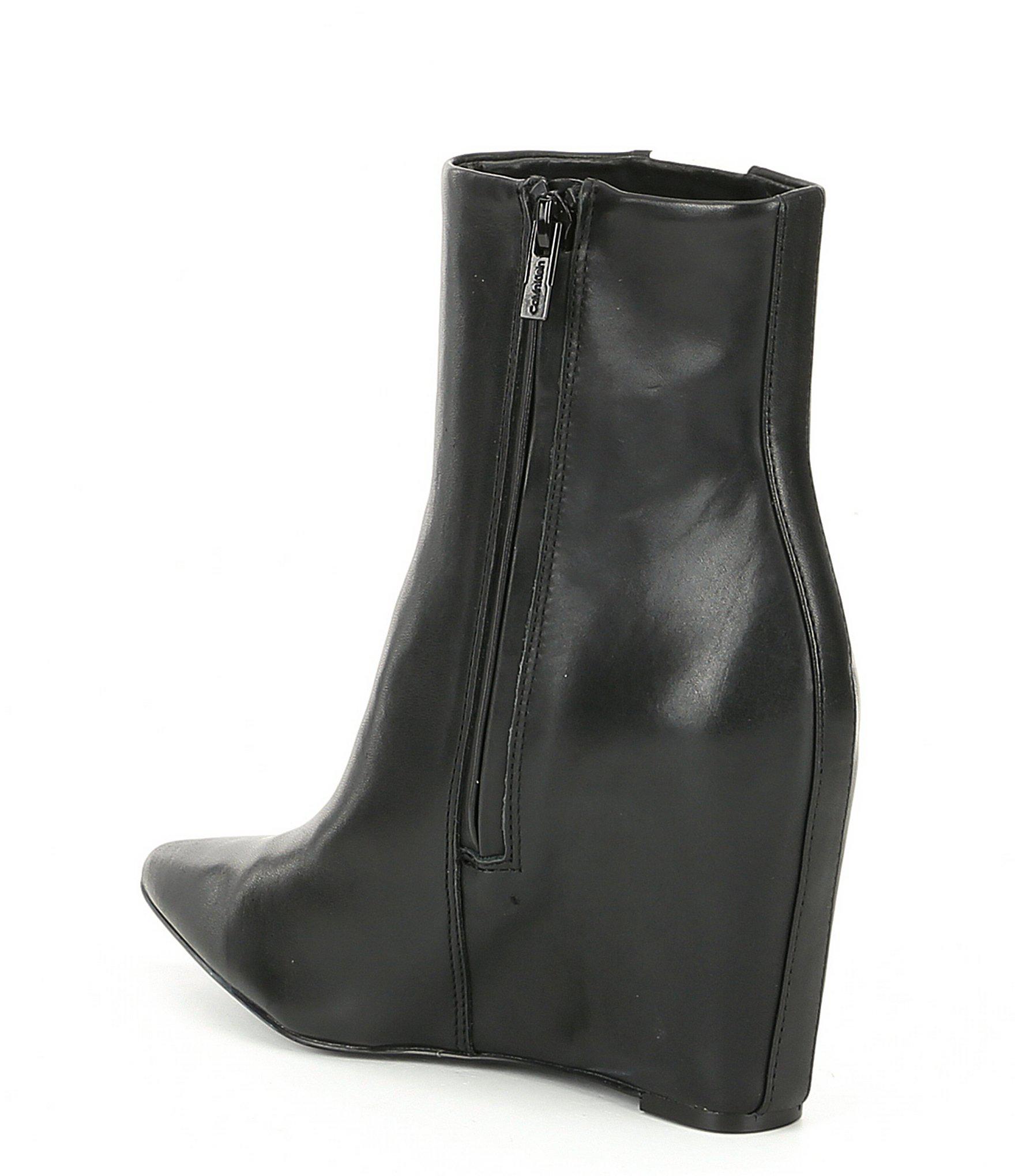 calvin klein yvania booties