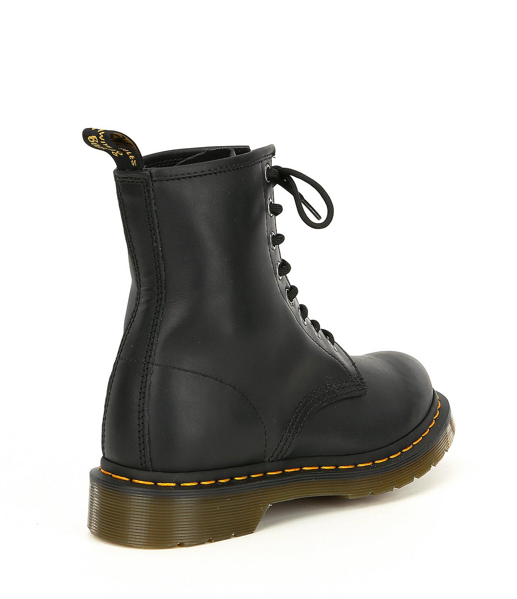 dr martens black combat boots