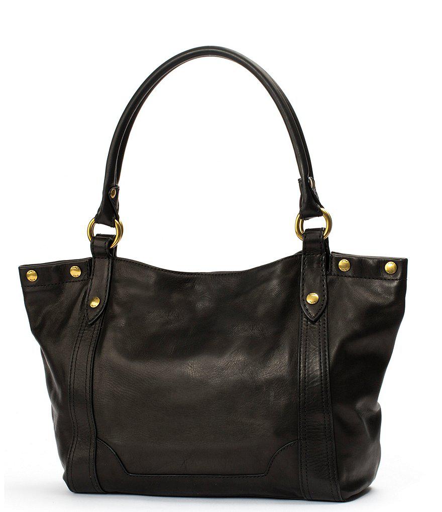 Frye Melissa Studded Shoulder Bag in Black - Lyst