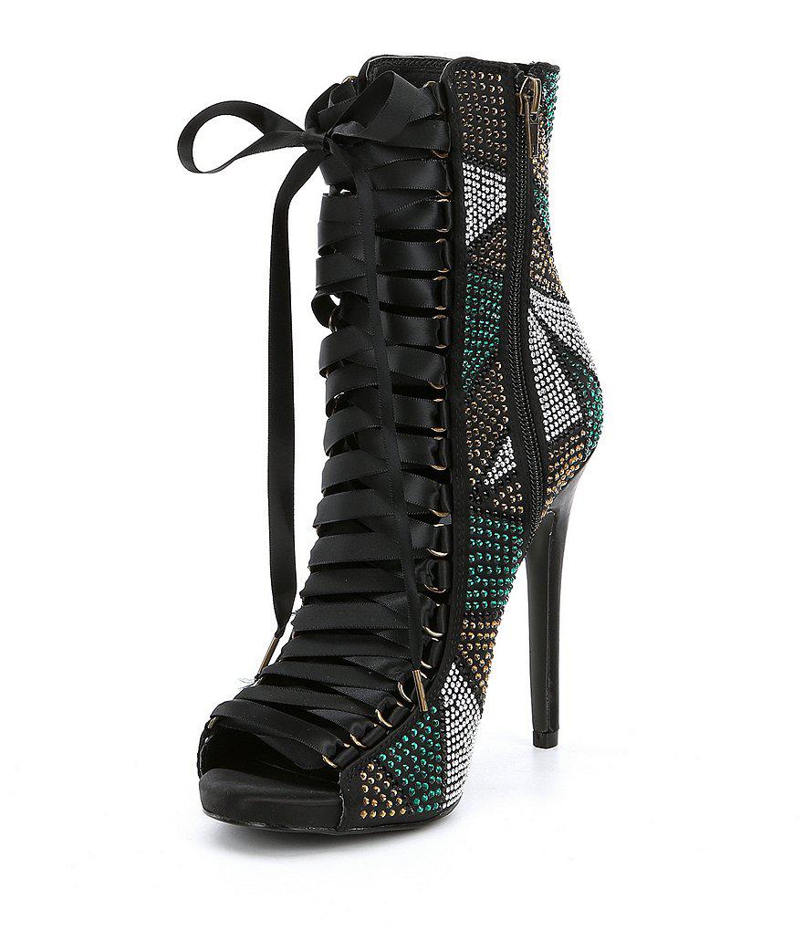 steve madden rhinestone booties