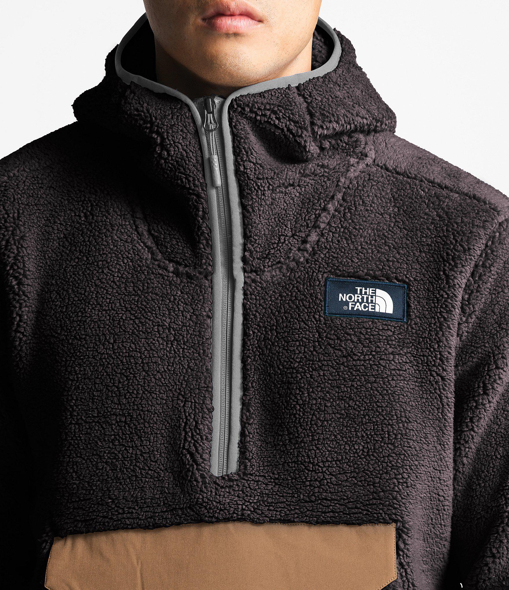 north face sherpa fleece pullover