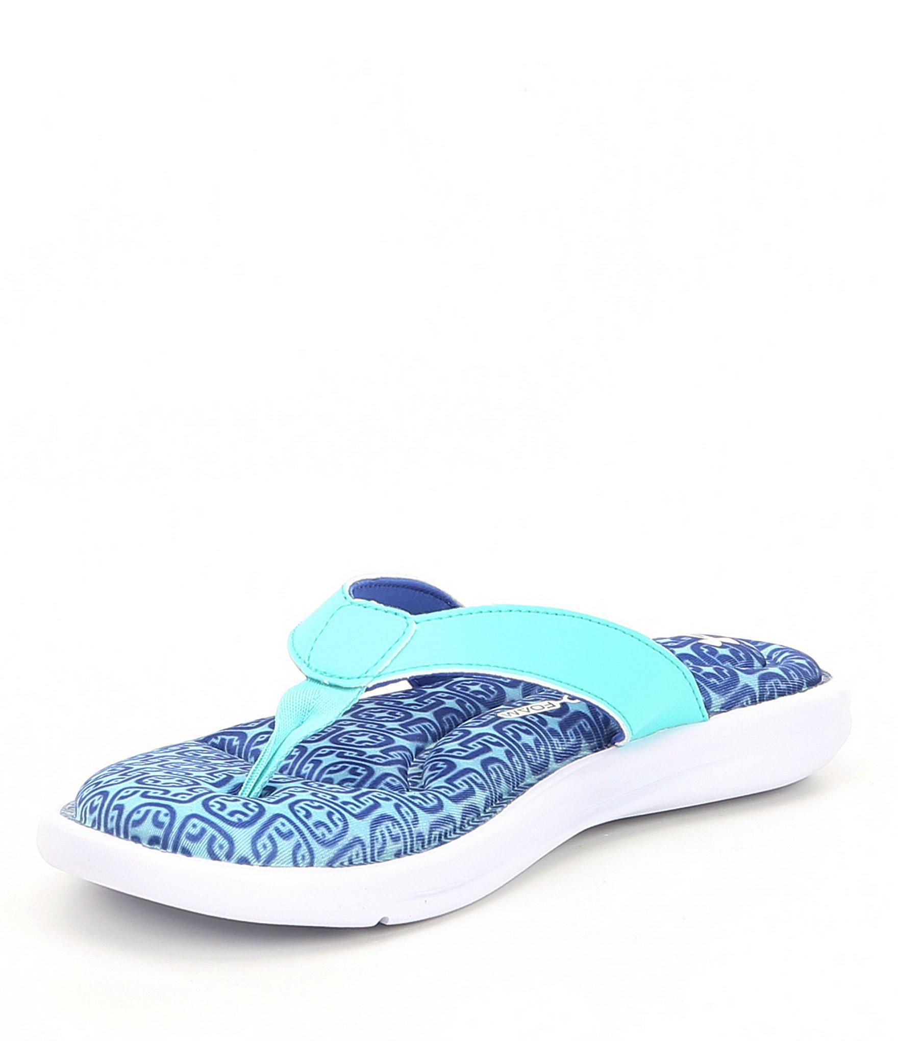 under armour women's marbella oval vi thong flip flops