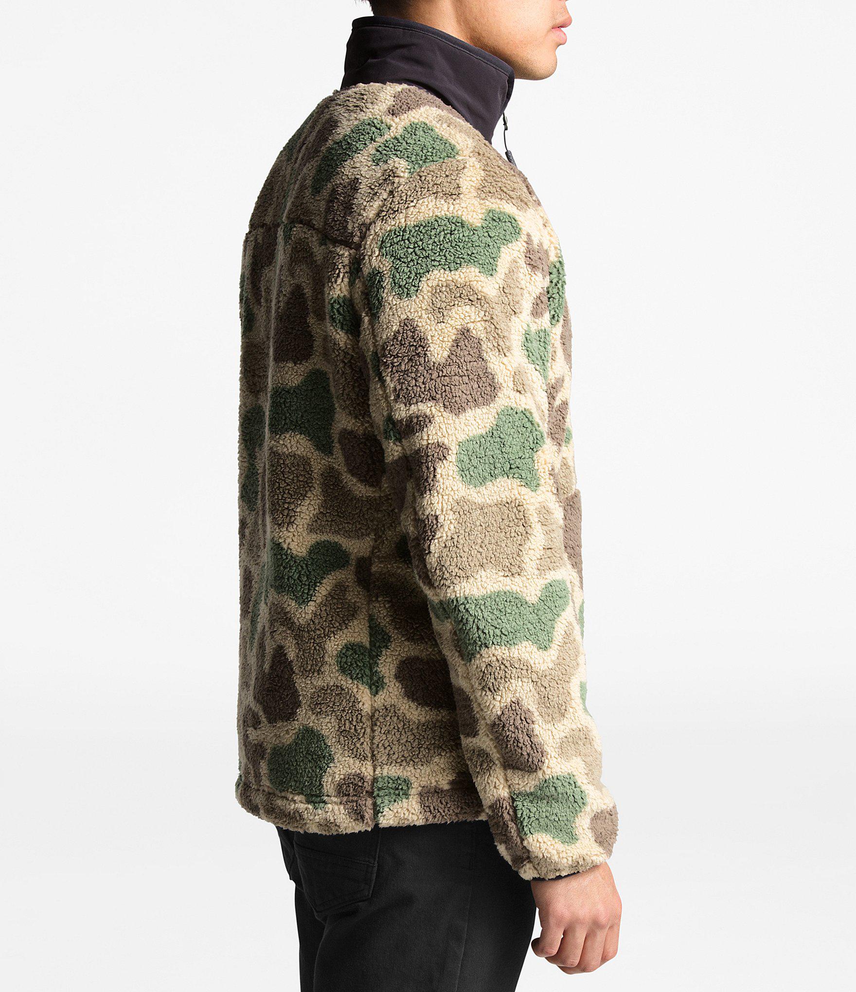 the north face sherpa jacket camo