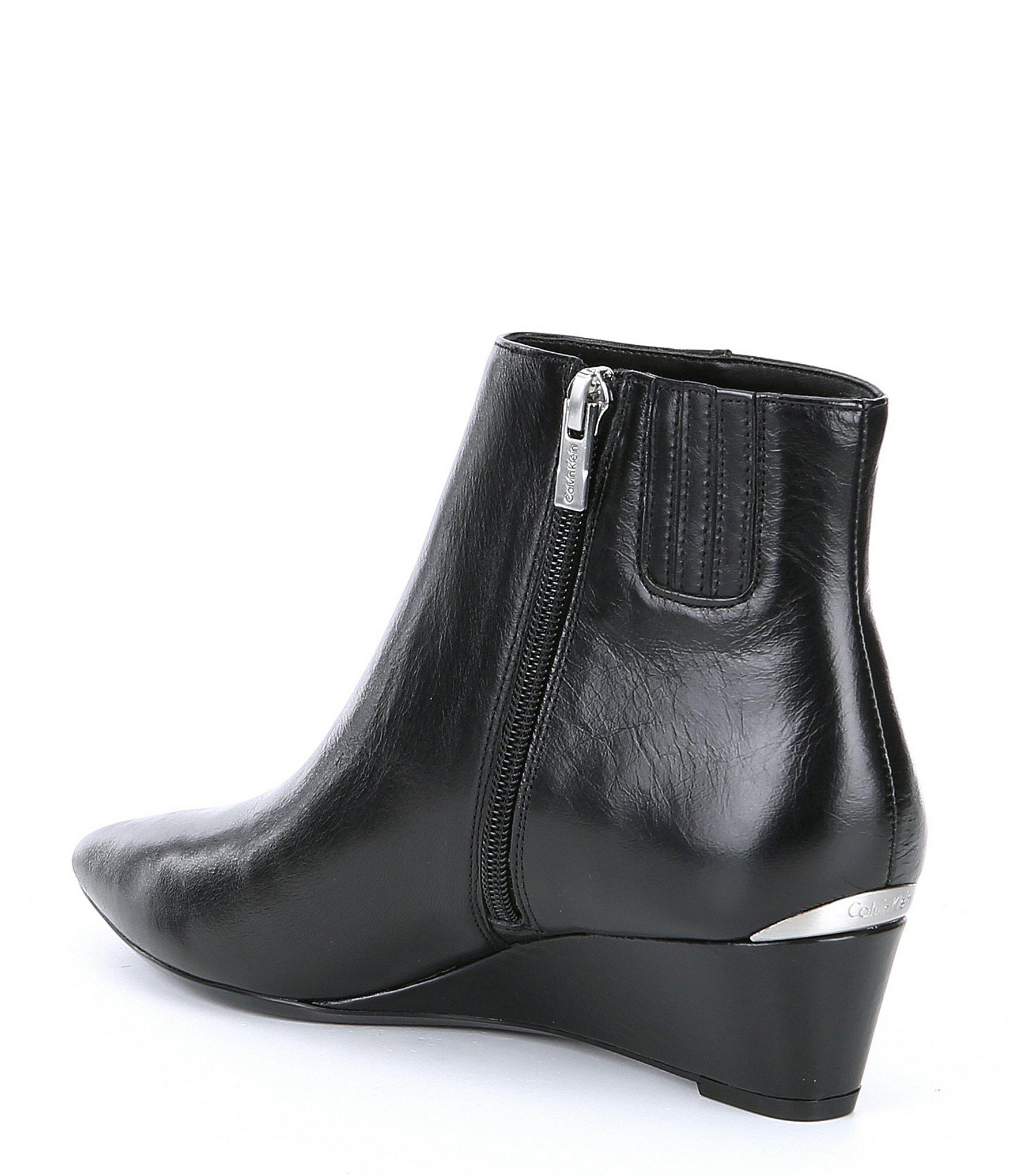 calvin klein gael booties