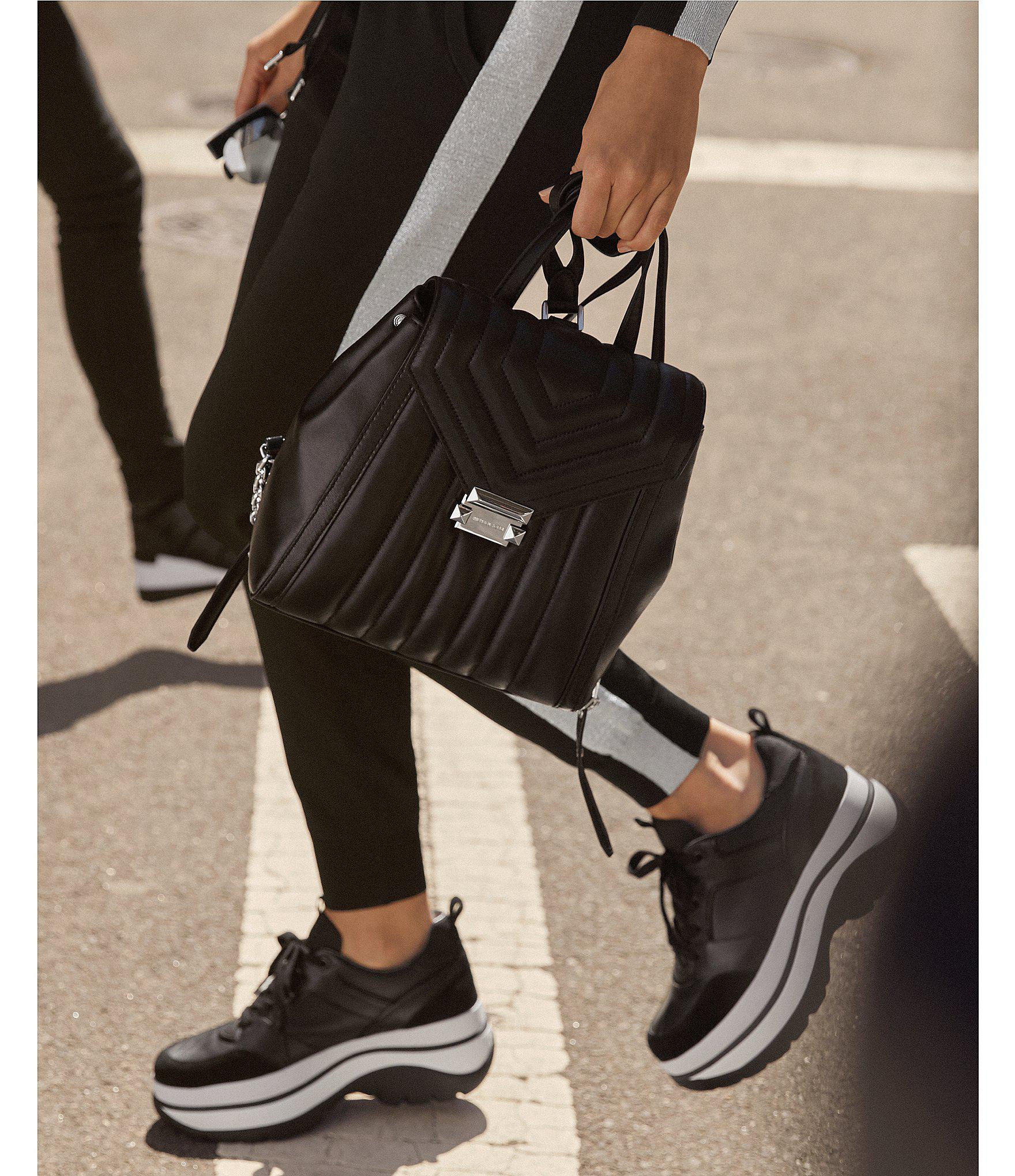 cortlandt embellished leather platform trainer