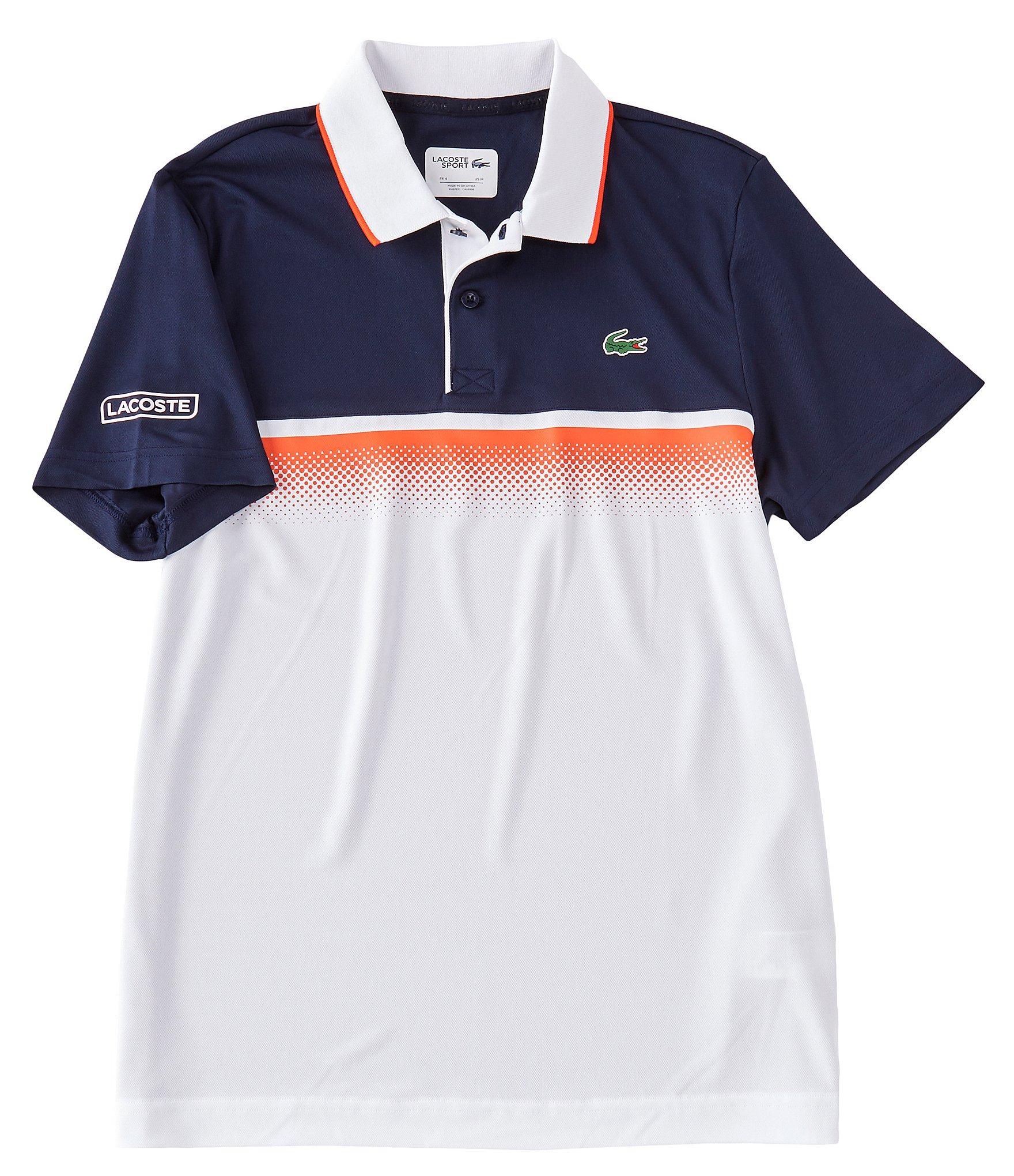 lacoste dark blue polo