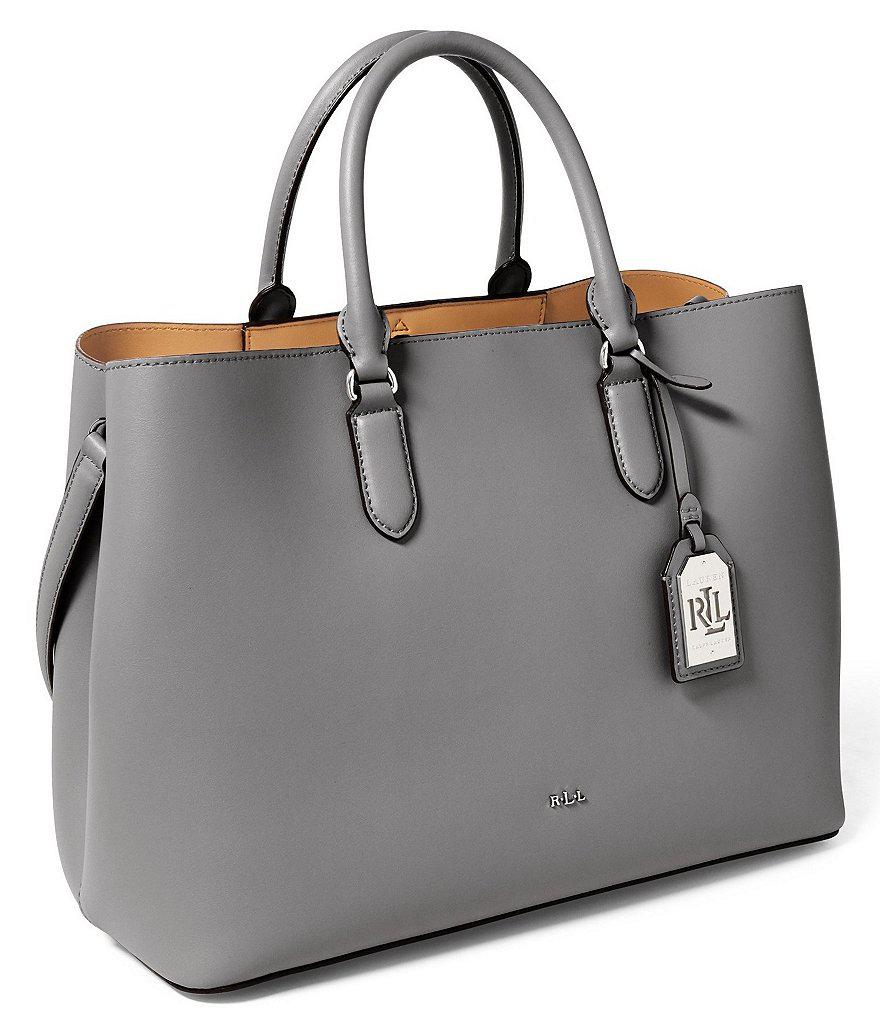 Lauren by Ralph Lauren Dryden Collection Marcy Tote in Gray Lyst