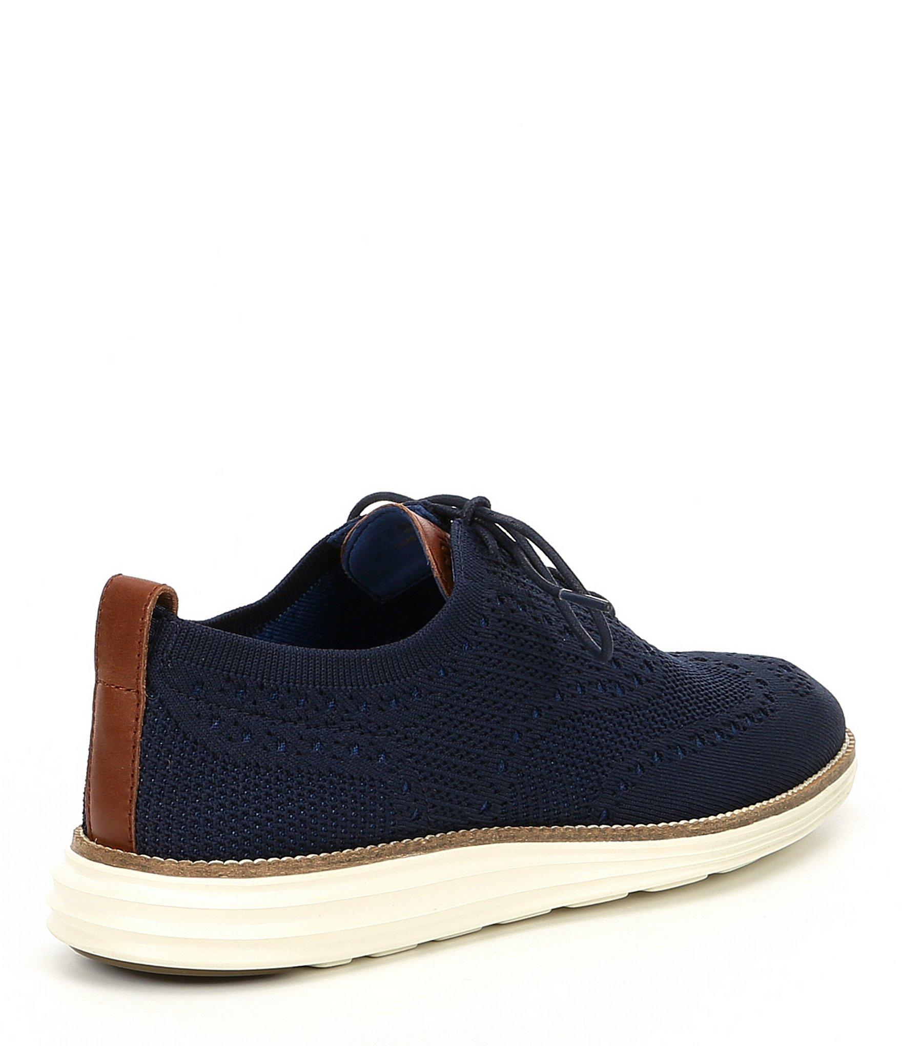 cole haan men's original grand knit wingtip ii sneaker