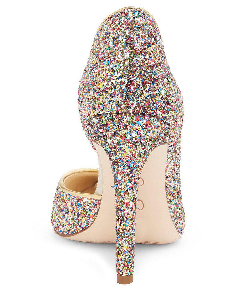 Jessica Simpson Glitter Pumps on Sale 