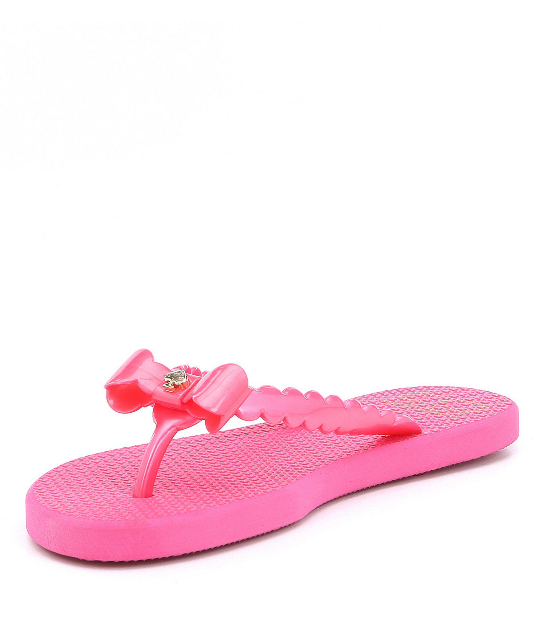 kate spade pink flip flops