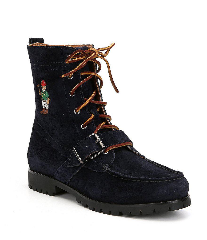 polo ranger boots blue