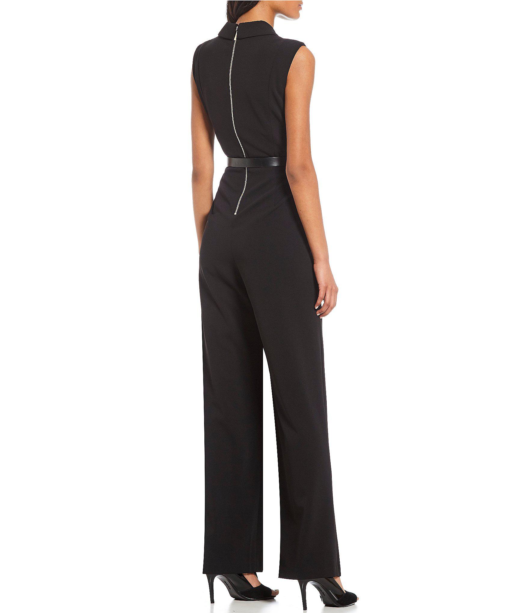black calvin klein jumpsuit
