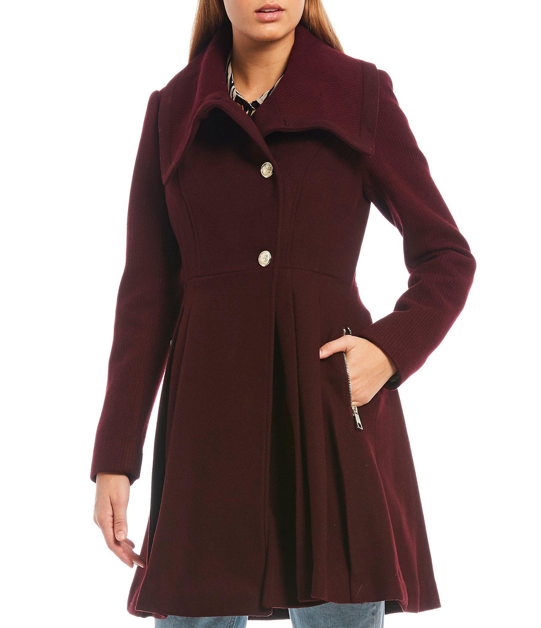 guess serenity faux fur coat