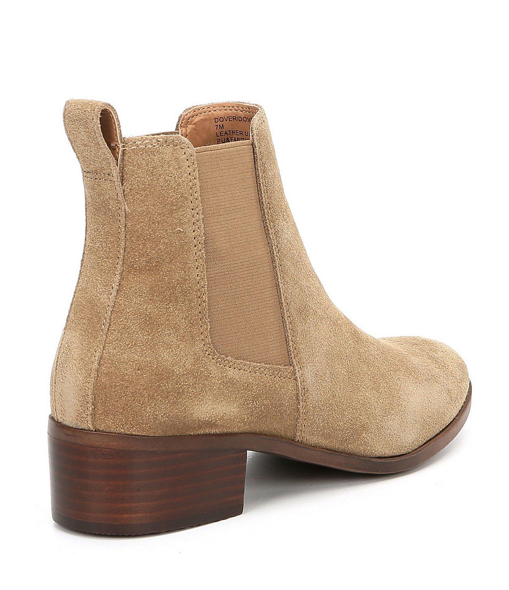 dover cognac suede
