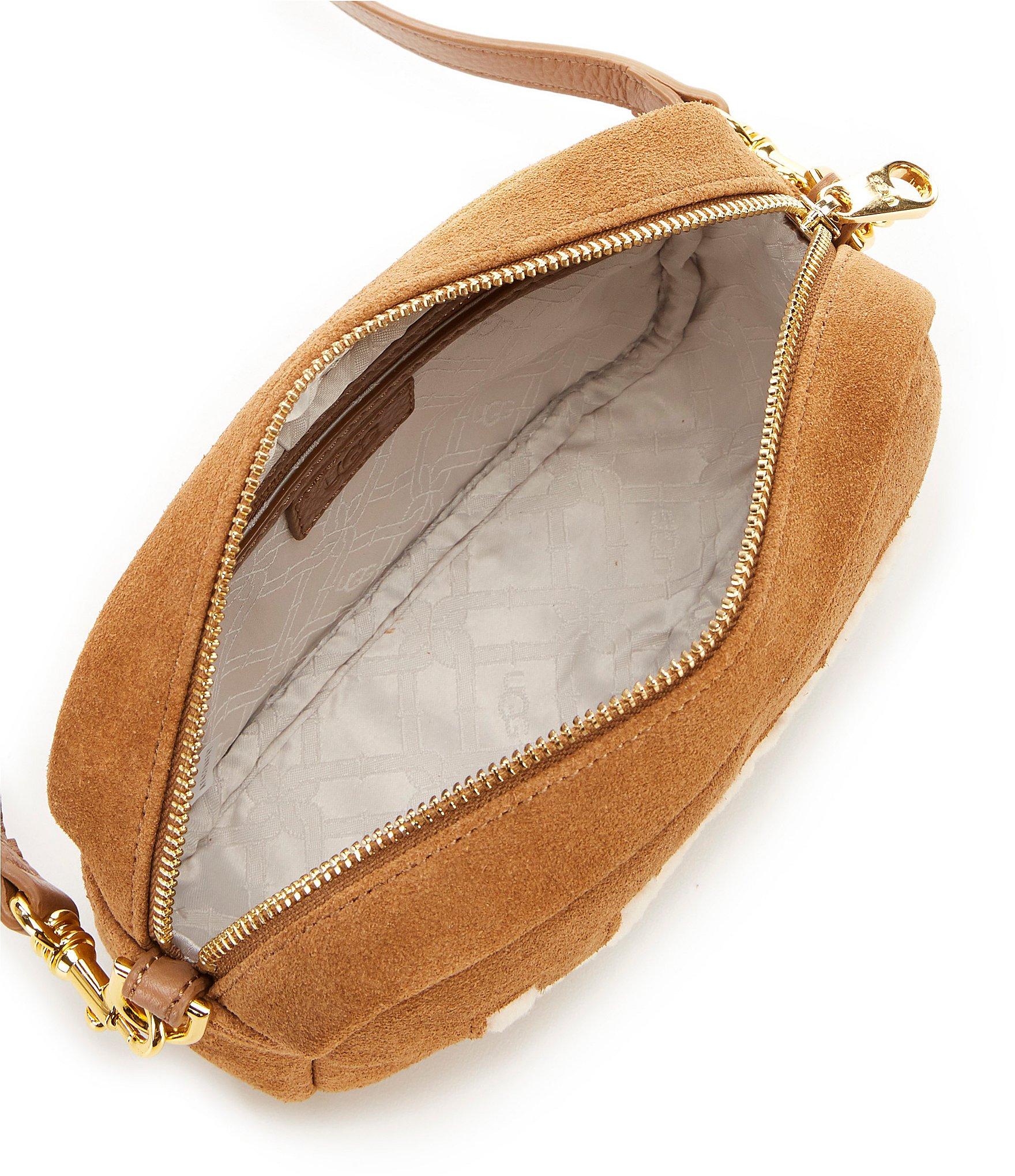 Janey Sheepskin Logo Crossbody Bag Janey Sheepskin Logo Crossbody Bag