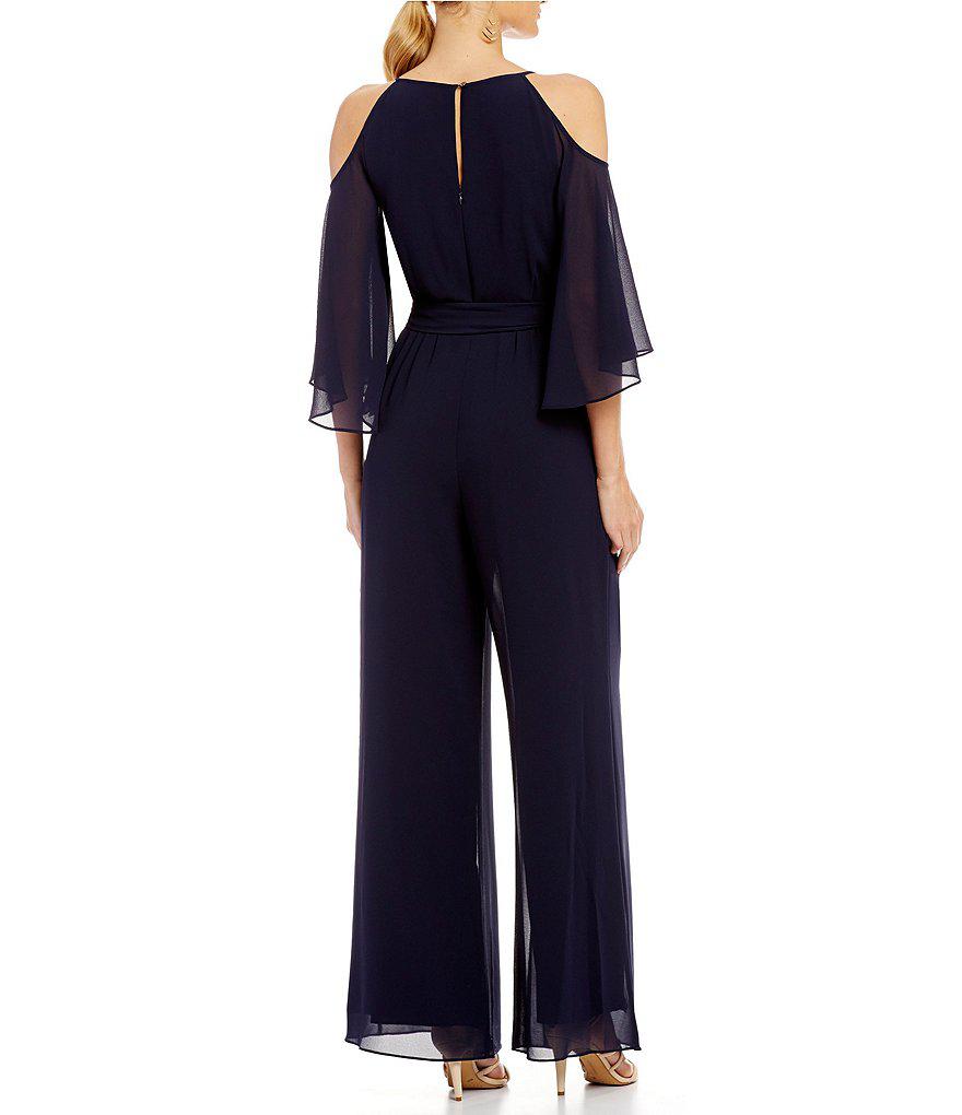 vince camuto cold shoulder jumpsuit